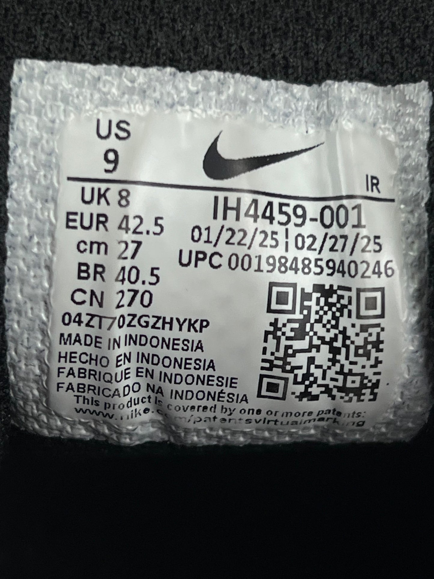 Nike Air Max Plus Tuned Air Black Red — buty sportowe męskie w bardzo dobrym stanie rozmiar 42.5, opcjonalne zdjęcie 1