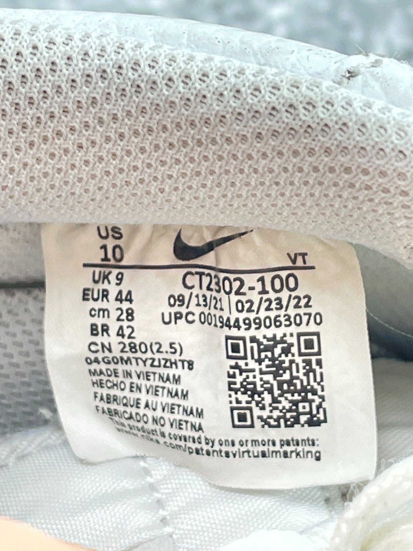 Nike Air Force 1 Low White/Black — buty sportowe męskie w bardzo dobrym stanie rozmiar 44, opcjonalne zdjęcie 2