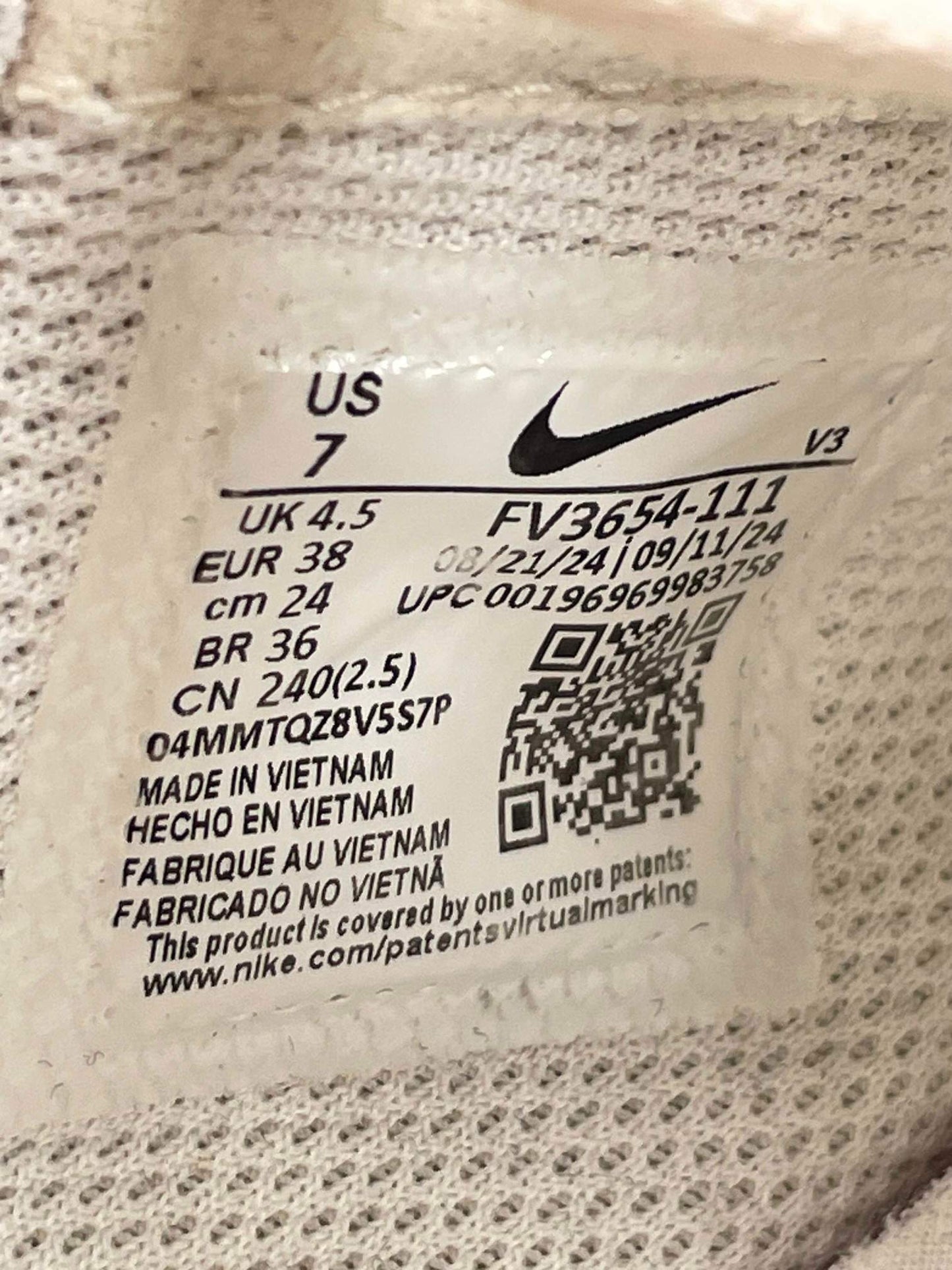Nike Air Force 1 Low — buty sportowe damskie w bardzo dobrym stanie rozmiar 38, opcjonalne zdjęcie 2