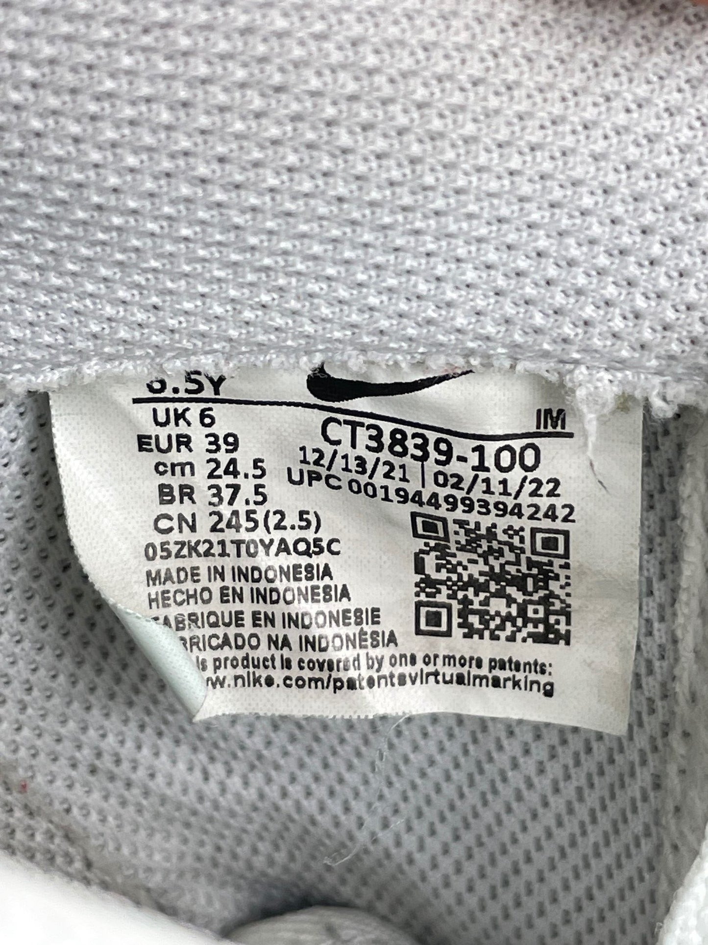 Nike Air Force 1 Low '07 White Black — buty sportowe damskie w bardzo dobrym stanie rozmiar 39, opcjonalne zdjęcie 2