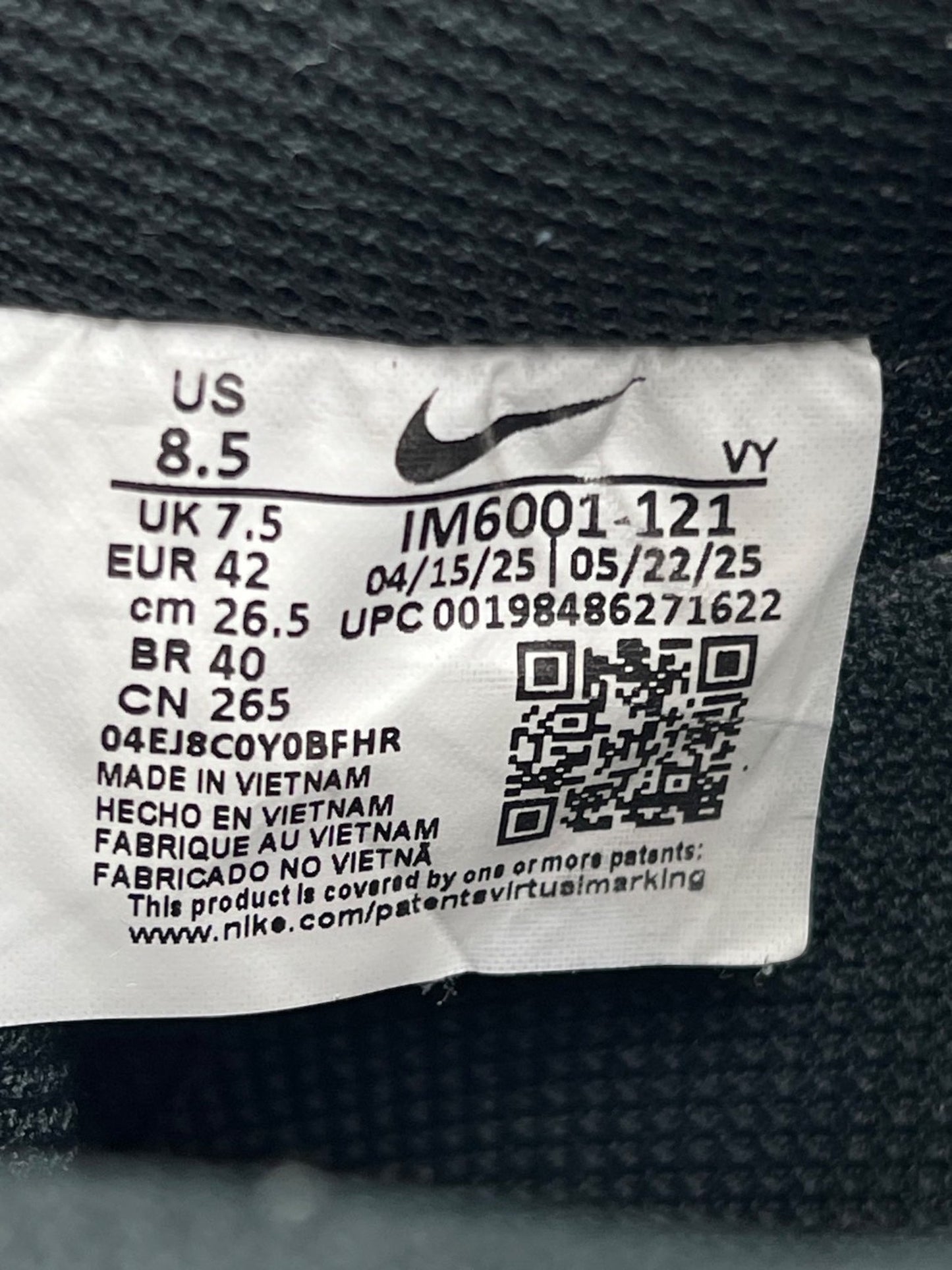 Nike Air Force 1 Low White Cordura — buty sportowe męskie w bardzo dobrym stanie rozmiar 42, opcjonalne zdjęcie 1