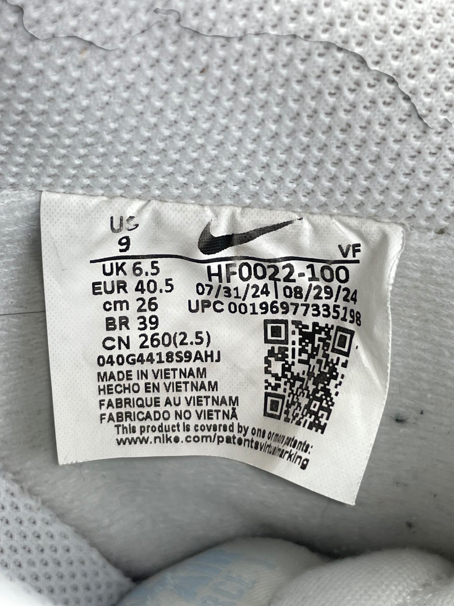Nike Air Force 1 '07 Light Armory Blue — buty sportowe damskie w bardzo dobrym stanie rozmiar 40.5, opcjonalne zdjęcie 2