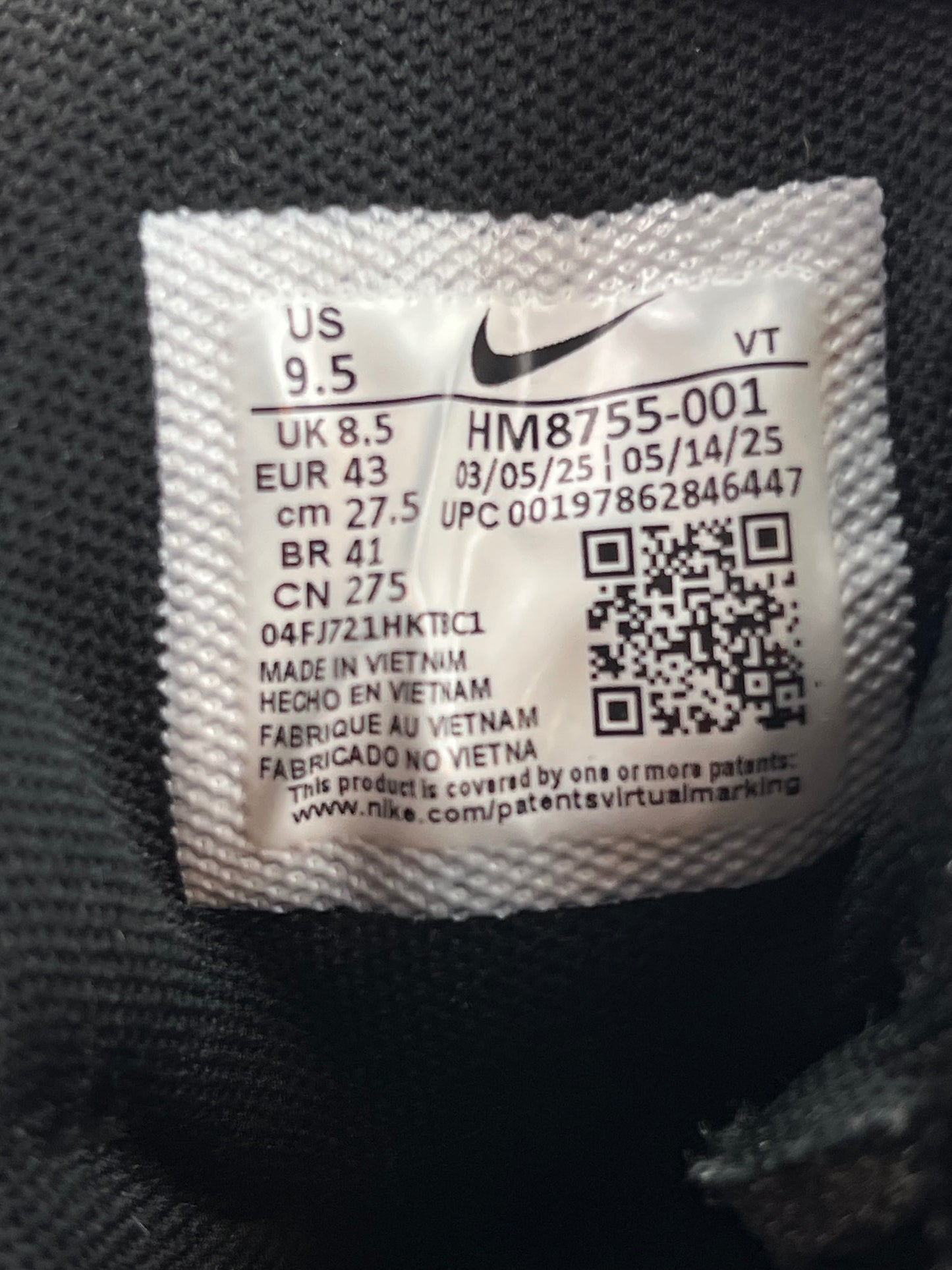 Nike Air Max 95 OG Black — buty sportowe męskie w bardzo dobrym stanie rozmiar 43, opcjonalne zdjęcie 1