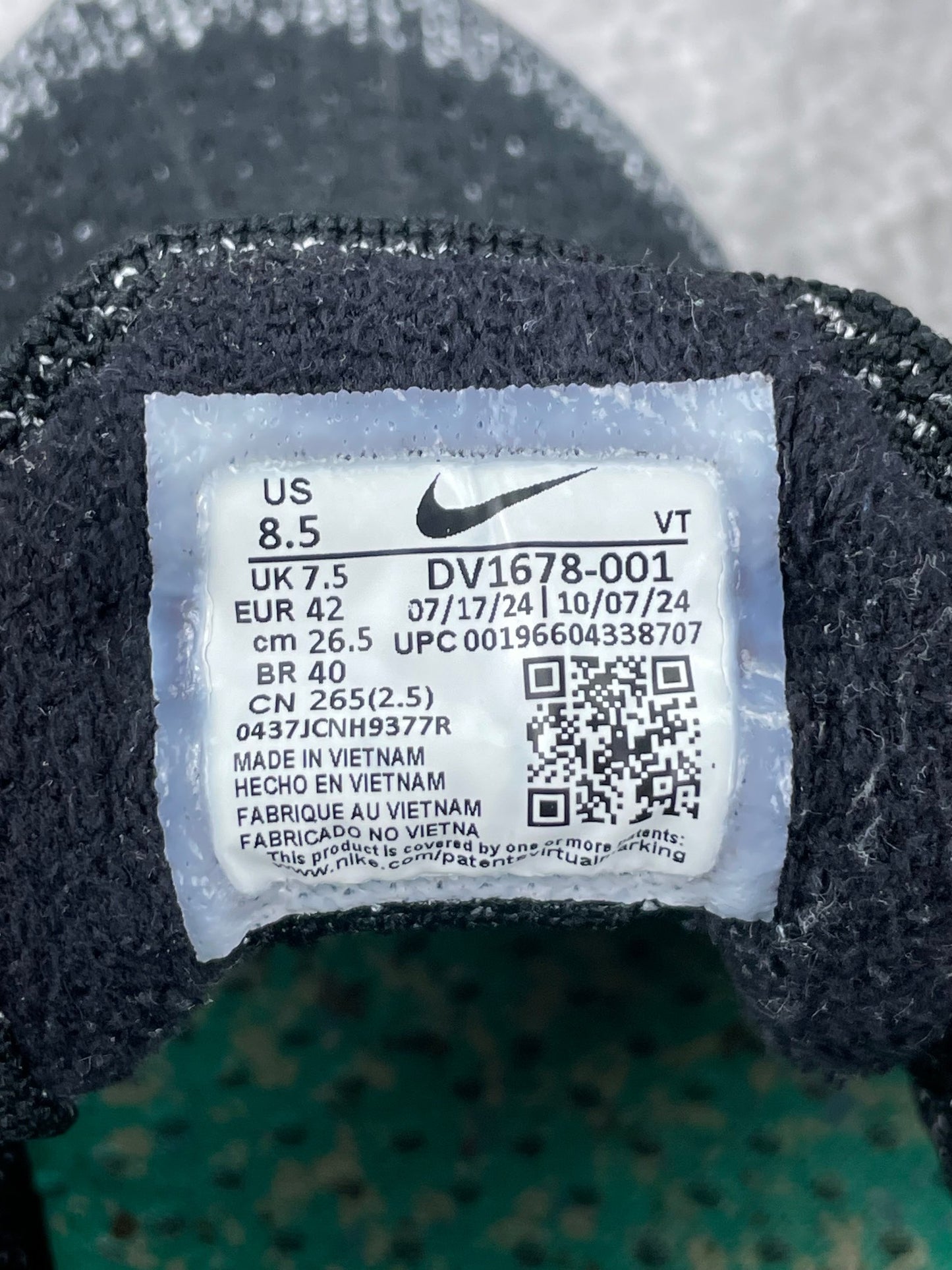 Nike Air VaporMax 2023 Flyknit Oreo - buty sportowe, opcjonalne zdjęcie 2