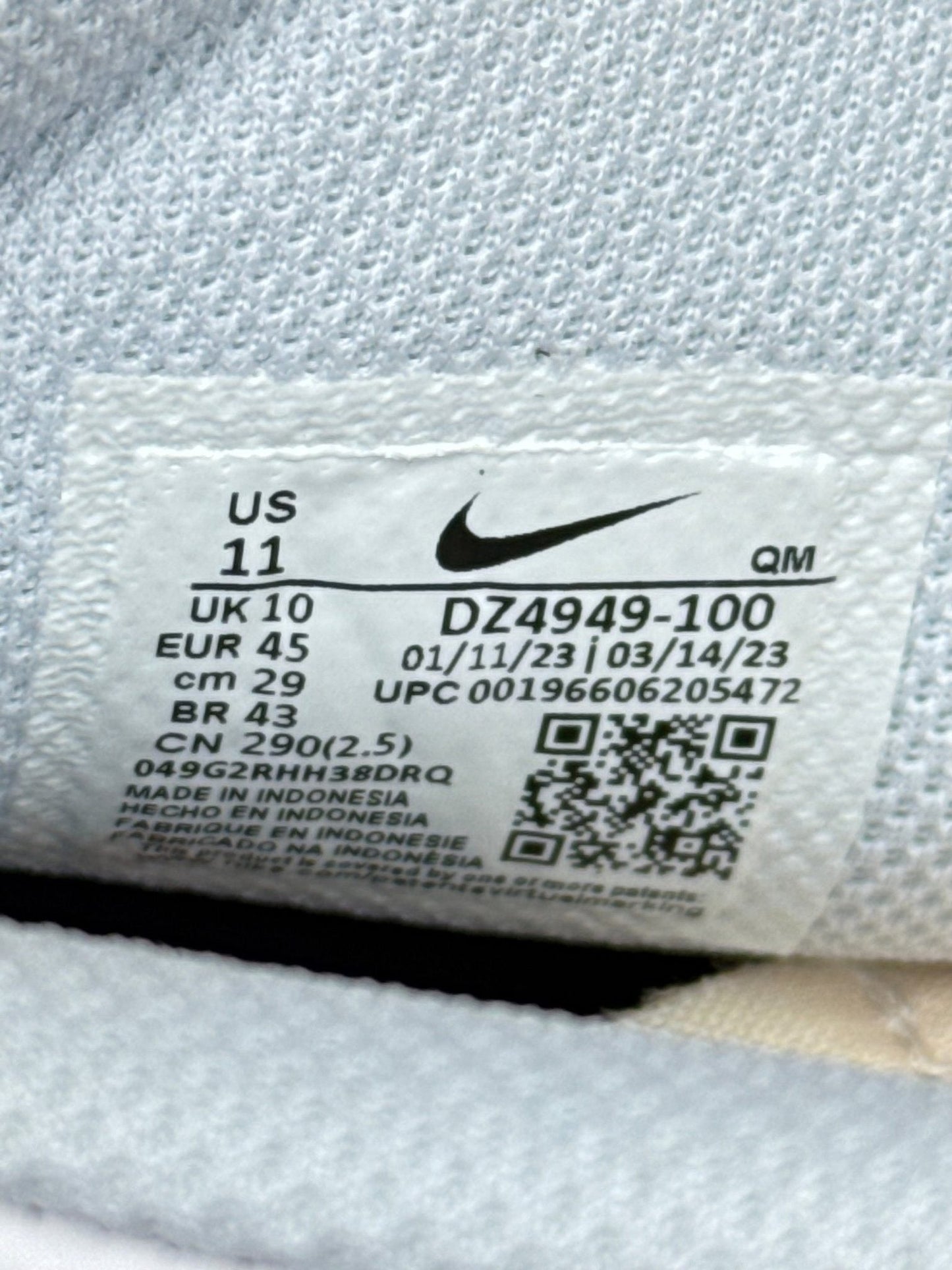 Nike Blazer Mid "Court Purple" SB Blazer Court Purple — buty sportowe męskie nowe rozmiar 45, widok z boku