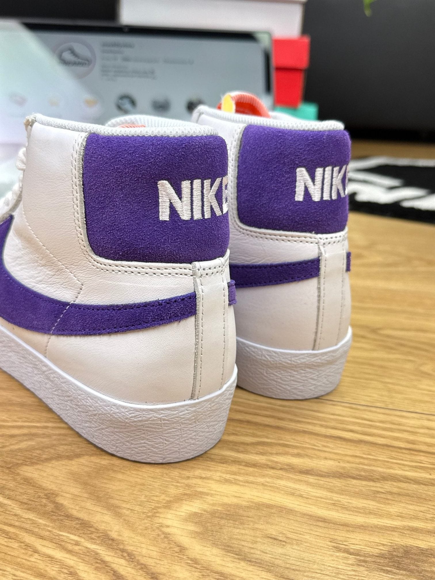 Nike Blazer Mid "Court Purple" SB Blazer Court Purple — buty sportowe męskie nowe rozmiar 45, podeszwa