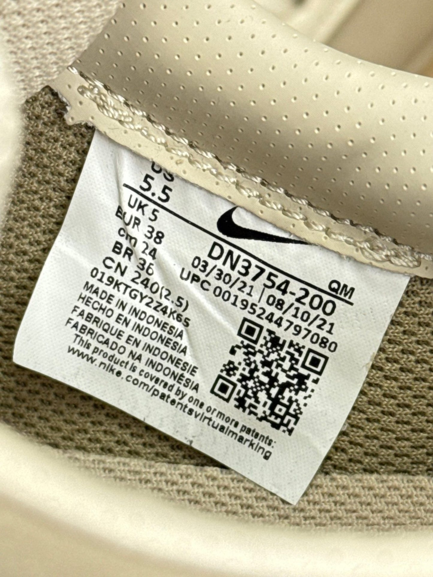 Nike Blazer Low “Khaki” (FPAR Collaboration) Blazer Low Khaki FPAR — buty sportowe męskie nowe rozmiar 38, widok z boku