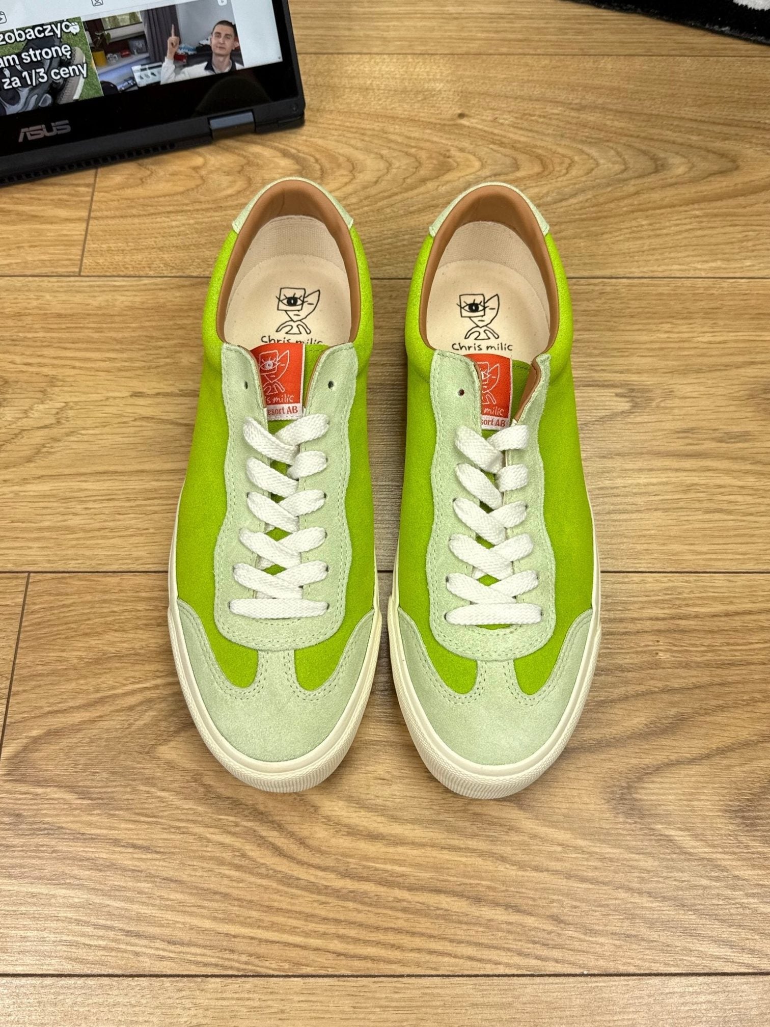 Last Resort AB VM004 Low “Milic” VM004 Milic Black Beige — buty sportowe męskie nowe rozmiar 44.5, widok z góry