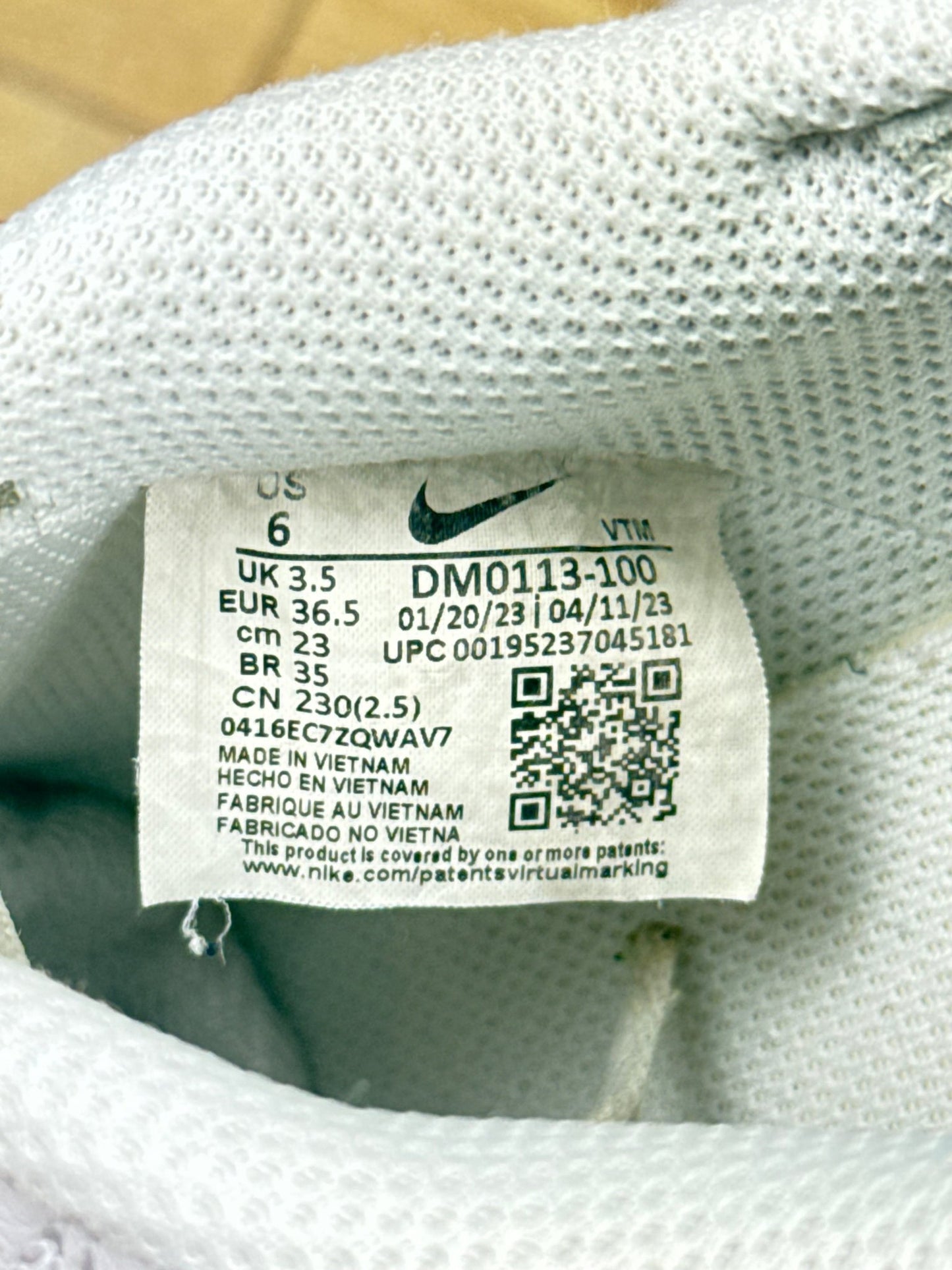 Nike Court Vision Alta (36.5)