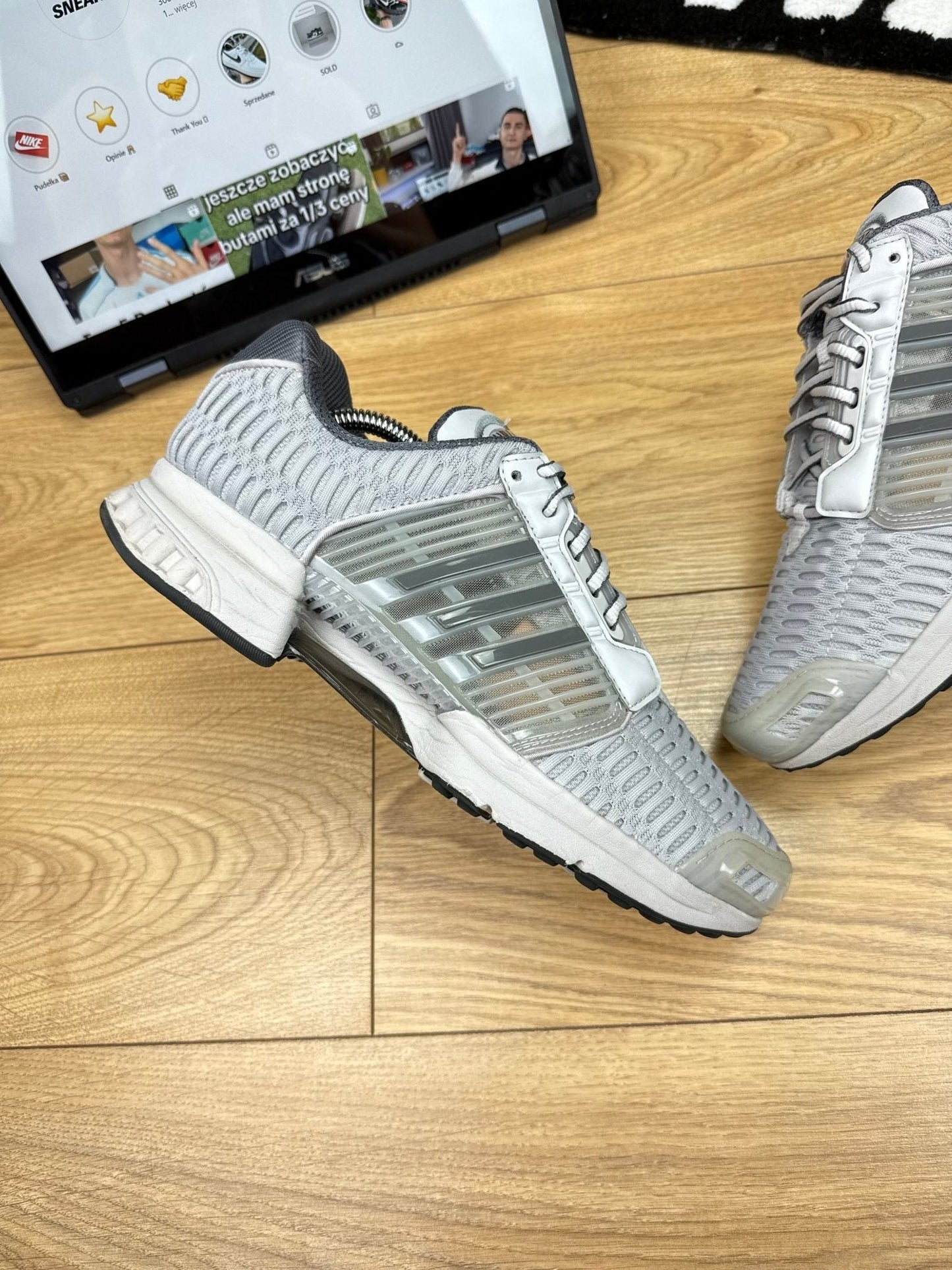 Adidas Climacool 1 “Grey Two / Grey Three / Grey Five” Grey Two — buty sportowe męskie w bardzo dobrym stanie rozmiar 44, zewnętrzny panel prawego buta