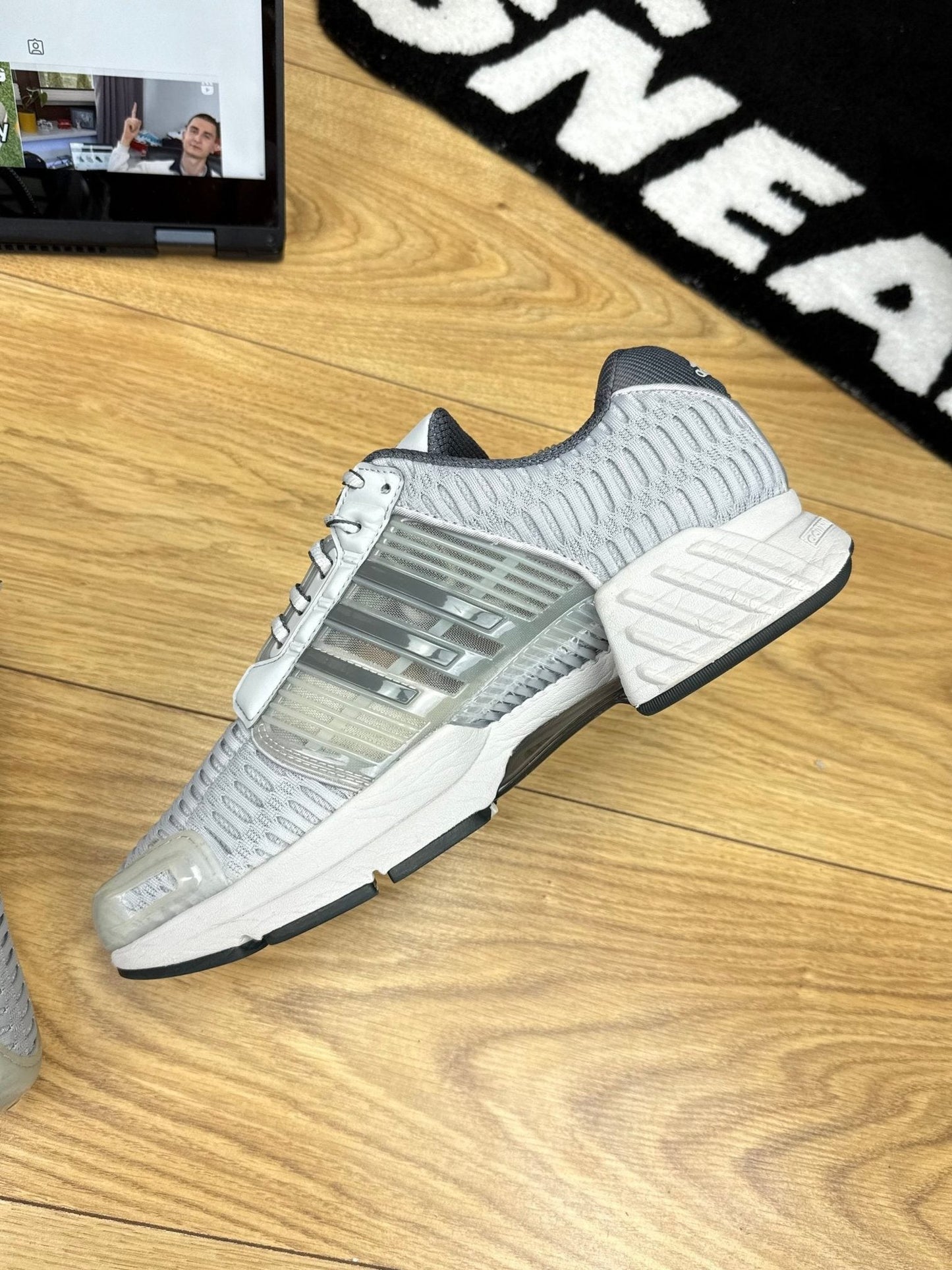 Adidas Climacool 1 “Grey Two / Grey Three / Grey Five” Grey Two — buty sportowe męskie w bardzo dobrym stanie rozmiar 44, wewnętrzny panel prawego buta