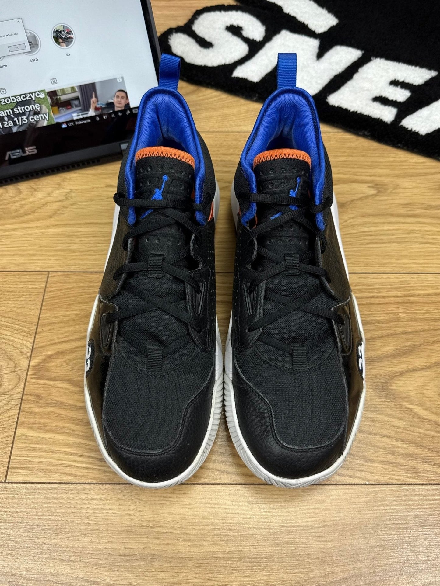 Jordan Stay Loyal 2 Knicks / Wheaties — buty sportowe męskie w bardzo dobrym stanie rozmiar 45.5, widok z tyłu