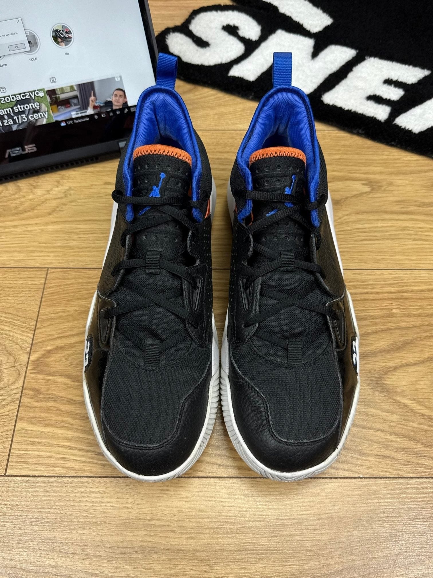 Jordan Stay Loyal 2 Knicks / Wheaties — buty sportowe męskie w bardzo dobrym stanie rozmiar 45.5, widok z tyłu