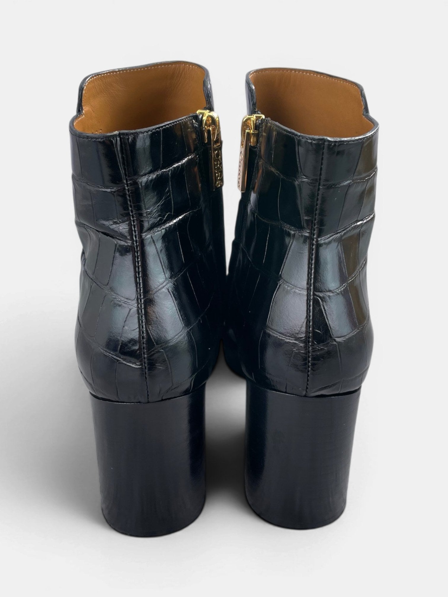 Chloé Crocodile Effect 80mm — buty sportowe damskie w bardzo dobrym stanie rozmiar 37, zewnętrzny panel lewego buta