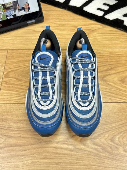 Nike Air Max 97 “Court Blue / Pure Platinum / Wolf Grey / Glacier Blue” Court Blue — buty sportowe męskie w bardzo dobrym stanie rozmiar 41, widok z tyłu