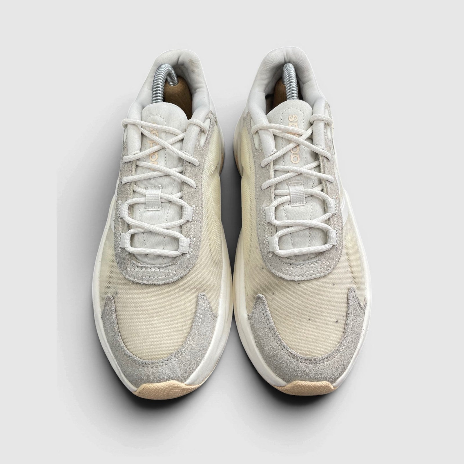 Adidas Ozelle Cloud White — buty sportowe męskie w bardzo dobrym stanie rozmiar 40, widok z góry