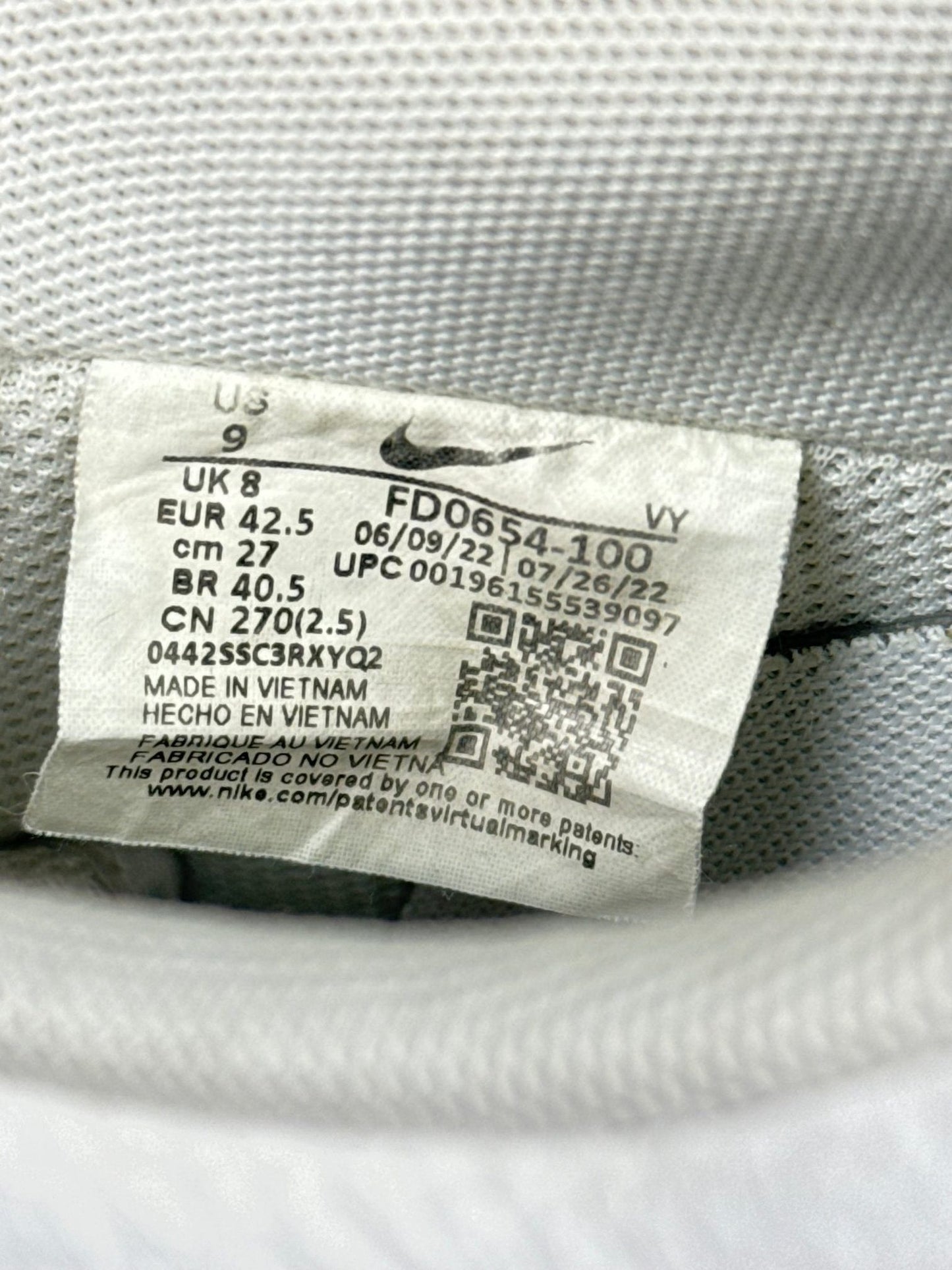 Nike Air Force 1 ’07 — buty sportowe męskie w dobrym stanie rozmiar 42.5, opcjonalne zdjęcie 2