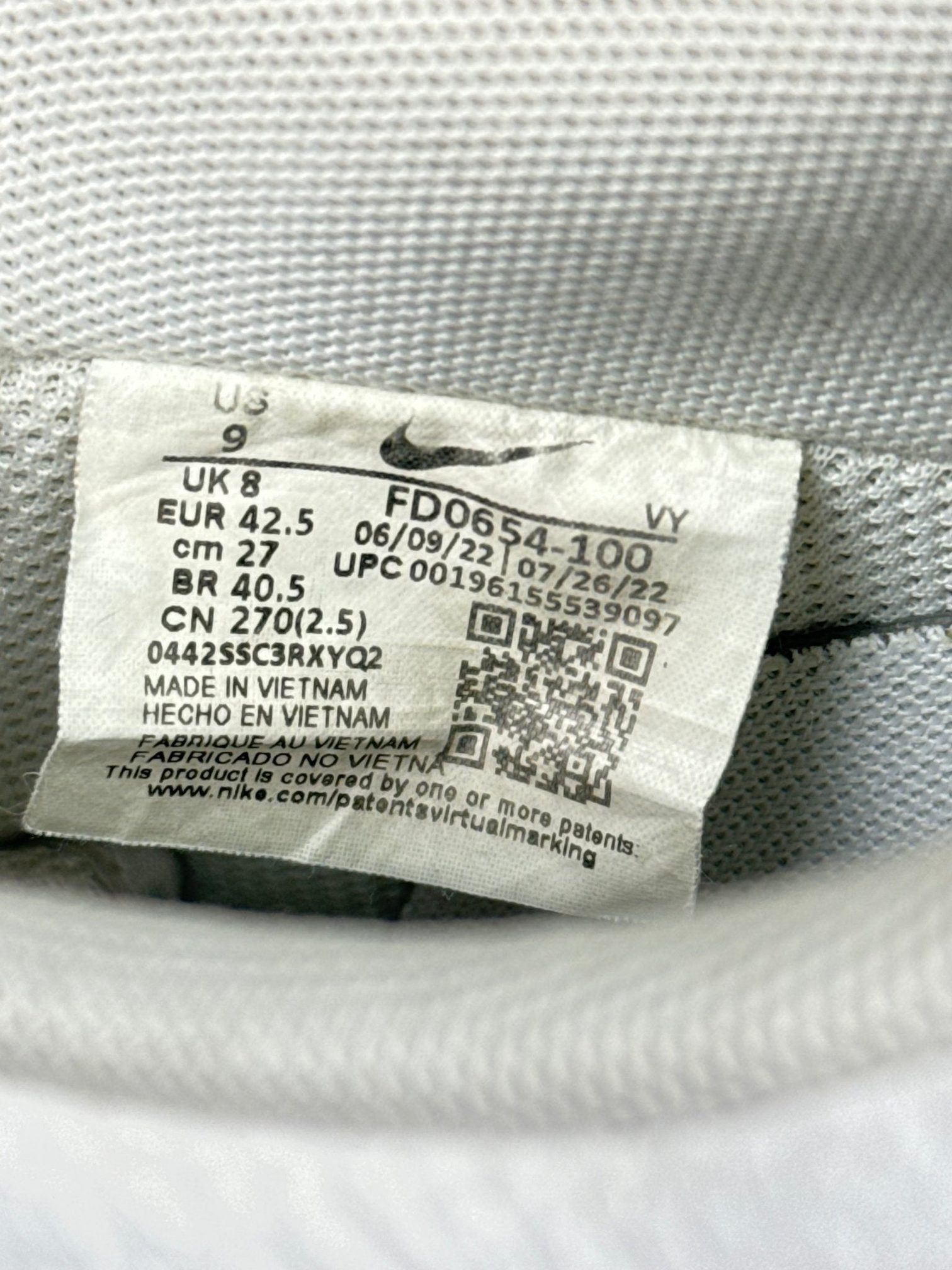 Nike Air Force 1 ’07 — buty sportowe męskie w dobrym stanie rozmiar 42.5, opcjonalne zdjęcie 2