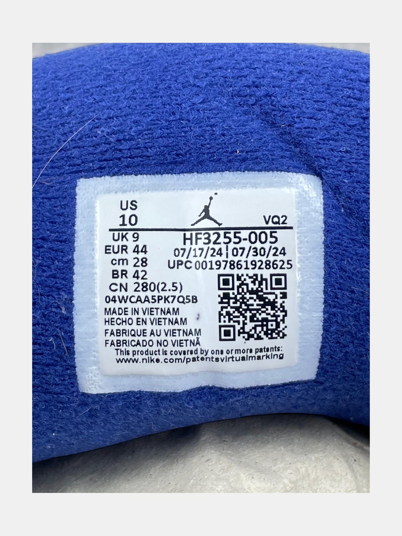 Nike Air Jordan Flight Court Beige Royal rozmiar 44