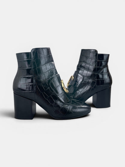 Chloé Crocodile Effect 80mm — buty sportowe damskie w bardzo dobrym stanie rozmiar 37, boczny profil