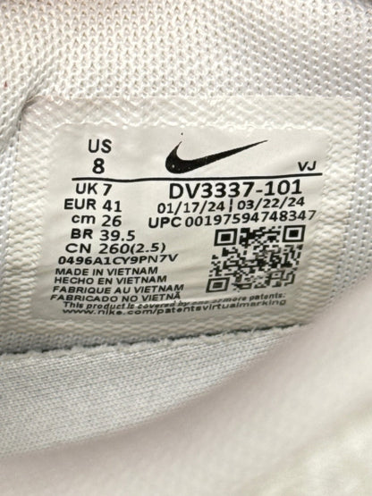 Nike Air Max DN “White / Metallic Silver” DN White Metallic — buty sportowe męskie w bardzo dobrym stanie rozmiar 41, boczny profil