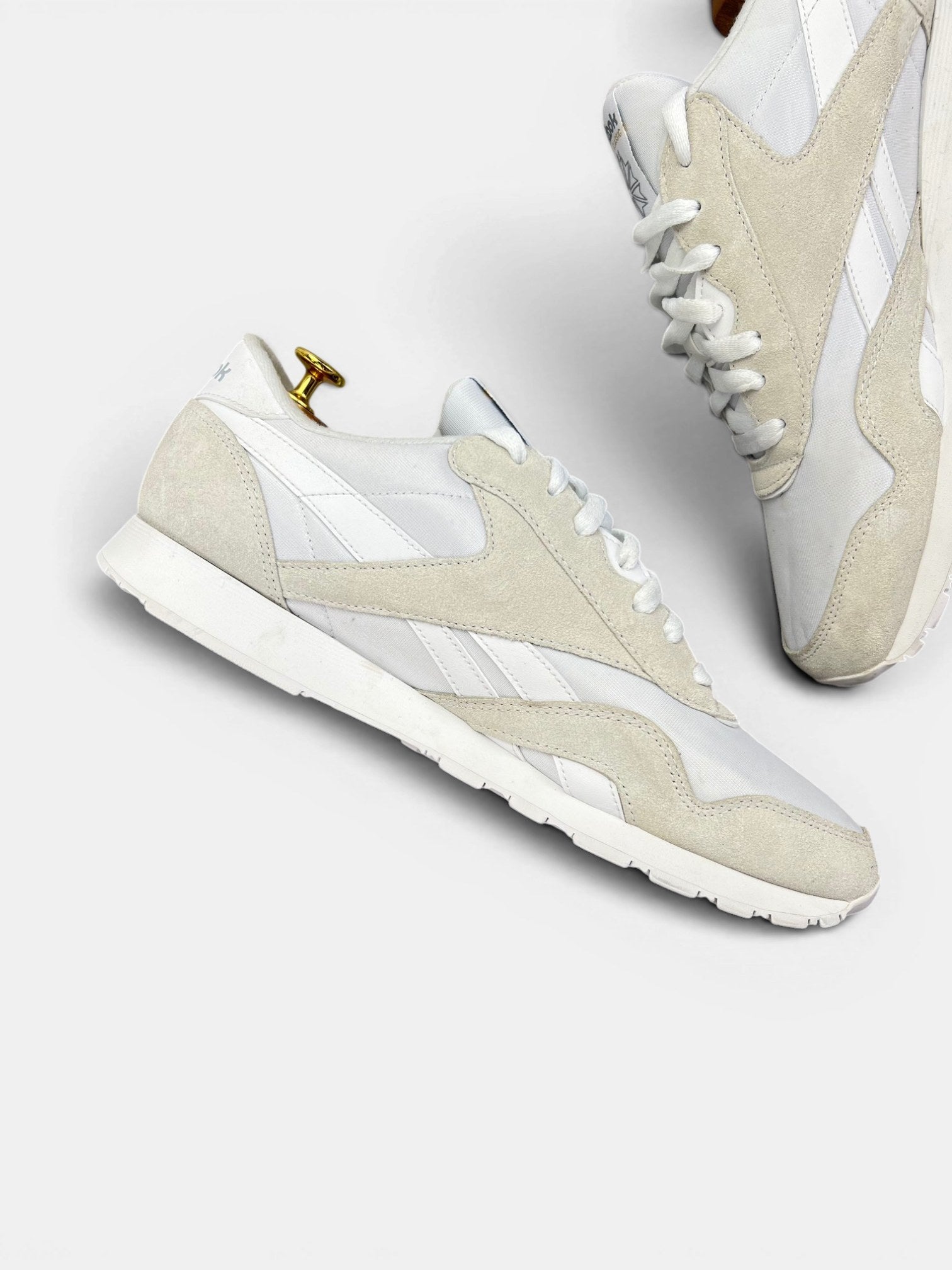 Reebok Club C Revenge — buty sportowe męskie w bardzo dobrym stanie rozmiar 45, wewnętrzny panel lewego buta