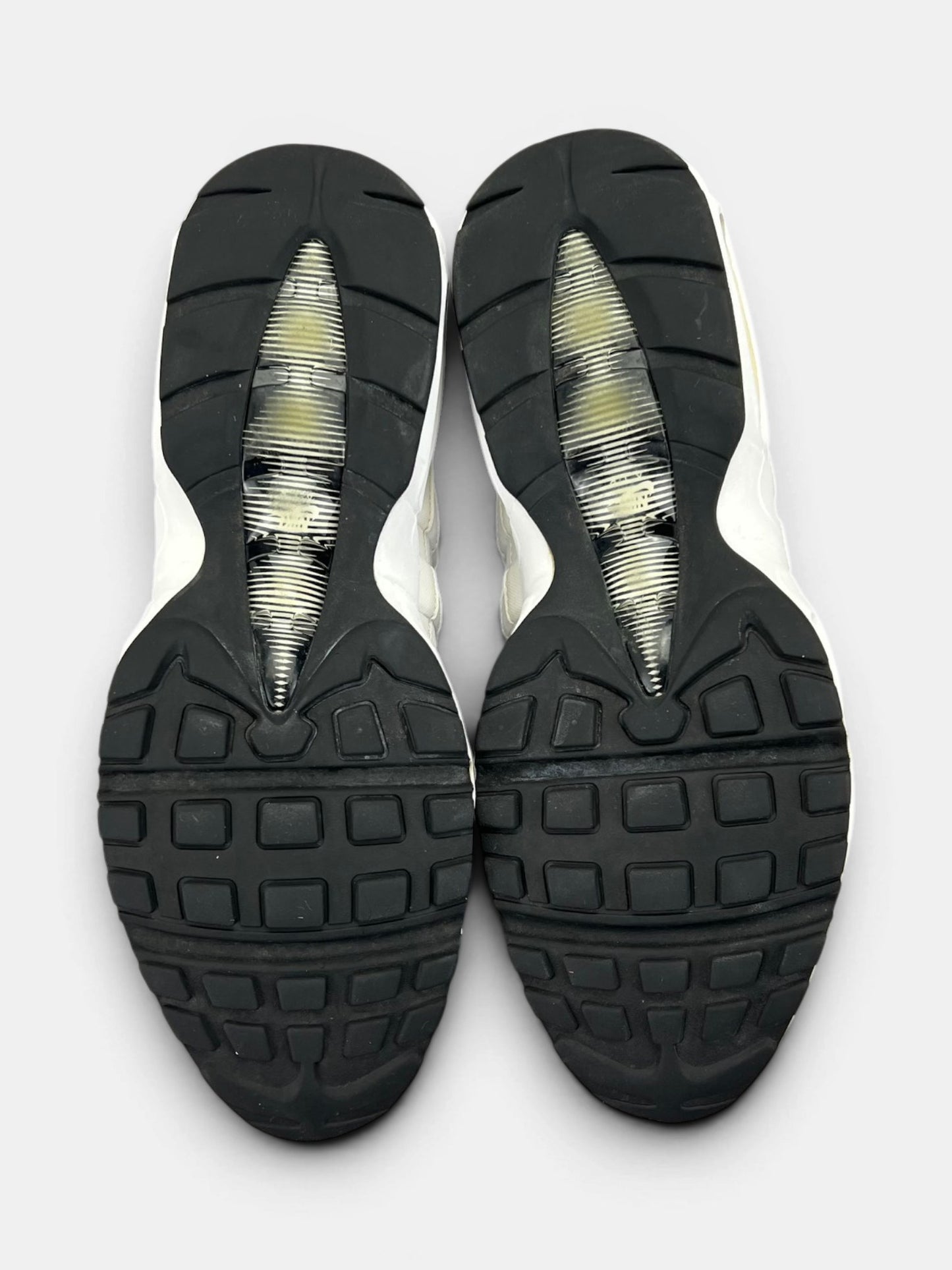 Nike Air Max 95 White Black — buty sportowe męskie w bardzo dobrym stanie rozmiar 45.5, podeszwa