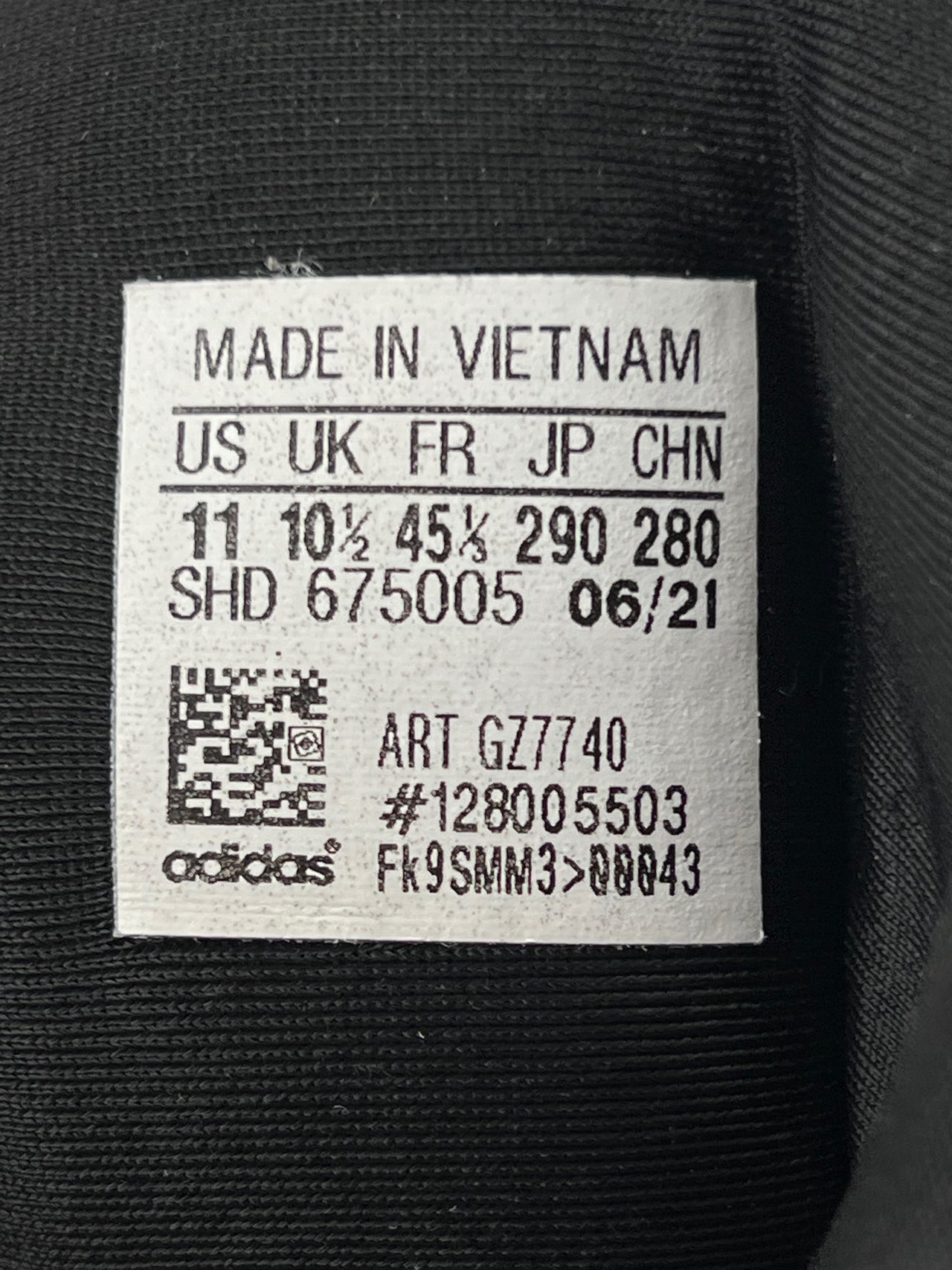 Adidas ZX 2K Boost 2.0 Triple Black — buty sportowe męskie w bardzo dobrym stanie rozmiar 45 1/3, opcjonalne zdjęcie 1