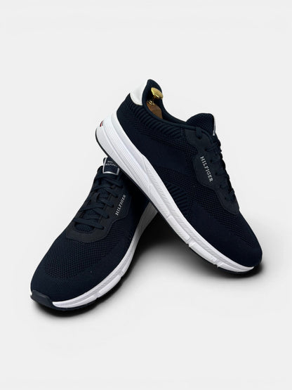 Tommy Hilfiger Lightweight RWB Knit — buty sportowe męskie w bardzo dobrym stanie rozmiar 44, boczny profil