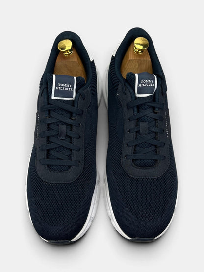 Tommy Hilfiger Lightweight RWB Knit — buty sportowe męskie w bardzo dobrym stanie rozmiar 44, widok z góry