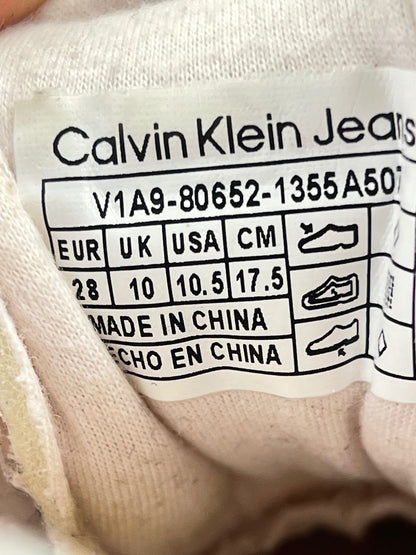 Calvin Klein Jeans Sneakersy — buty sportowe dziecięce w bardzo dobrym stanie rozmiar 28, widok z góry na wewnętrzną stronę butów