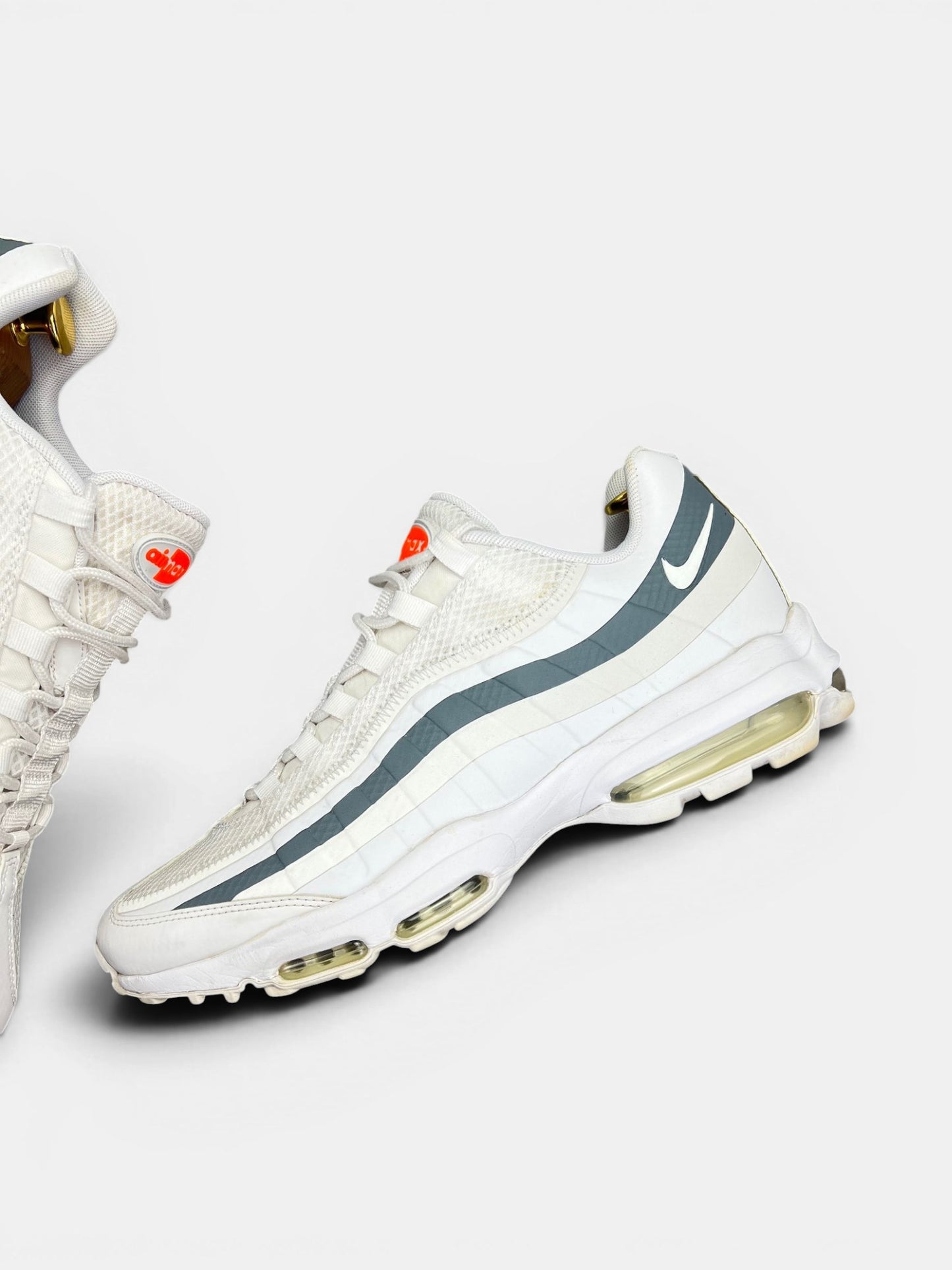 Nike Air Max 95 Ultra White Spruce — buty sportowe męskie w bardzo dobrym stanie rozmiar 45.5, zewnętrzny panel lewego buta