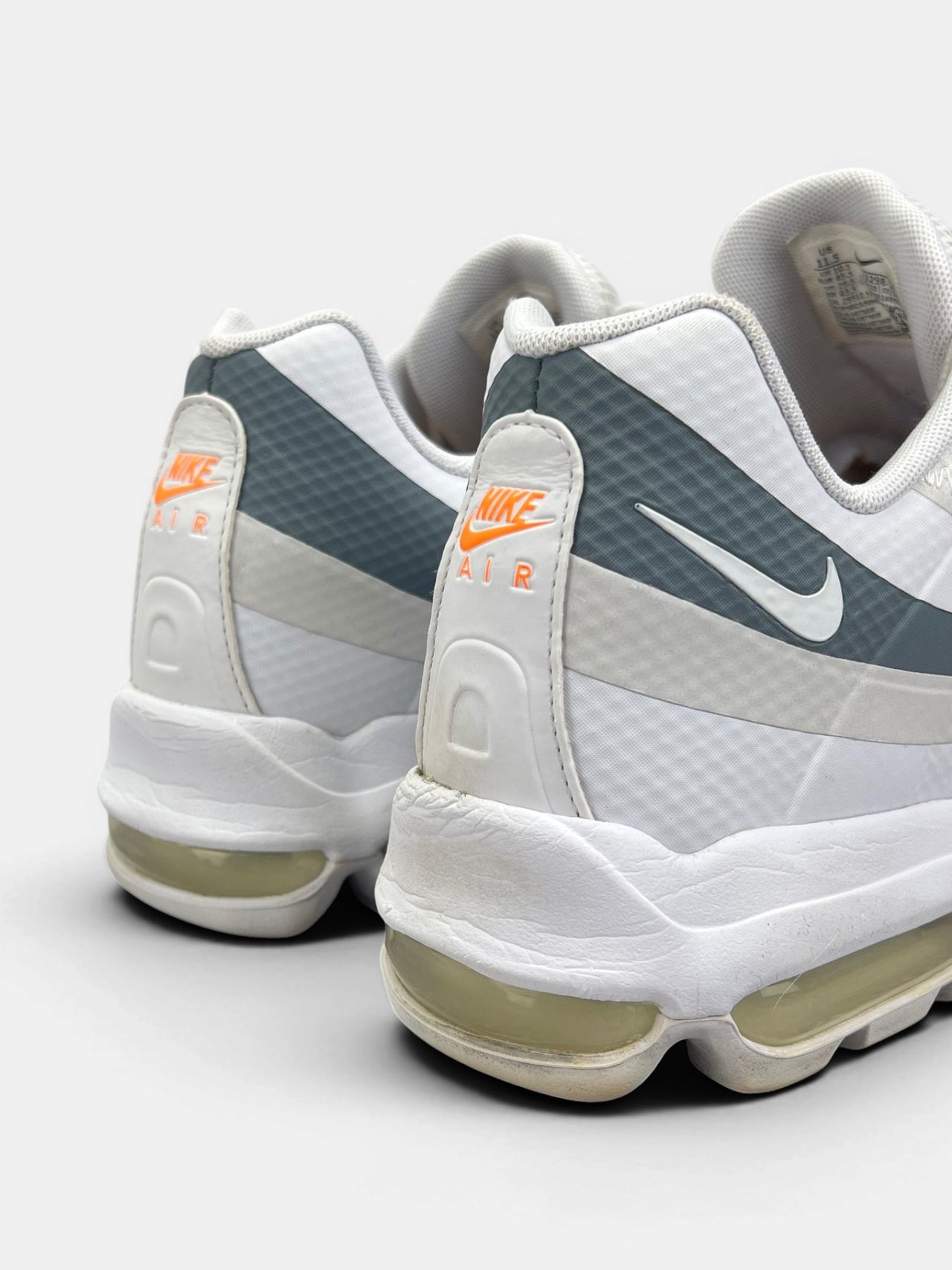Nike Air Max 95 Ultra White Spruce — buty sportowe męskie w bardzo dobrym stanie rozmiar 45.5, widok z tyłu