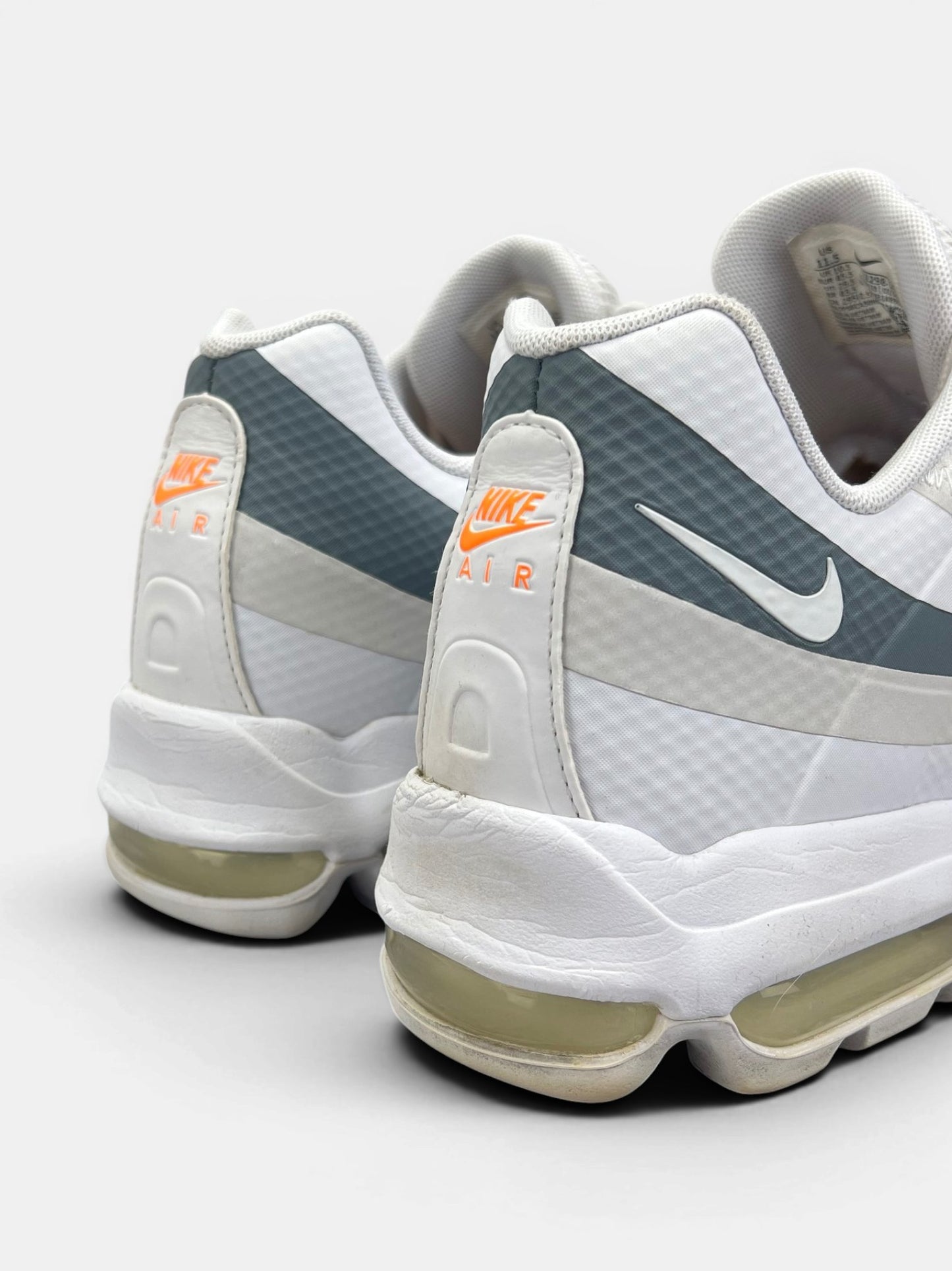 Nike Air Max 95 Ultra White Spruce — buty sportowe męskie w bardzo dobrym stanie rozmiar 45.5, widok z tyłu