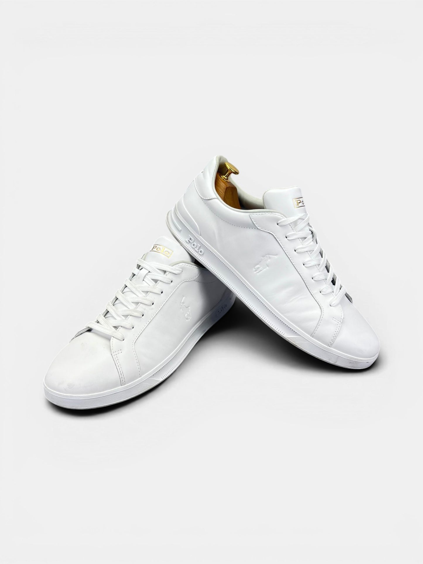 Polo Ralph Lauren Heritage Court II — buty sportowe męskie w bardzo dobrym stanie rozmiar 46, boczny profil