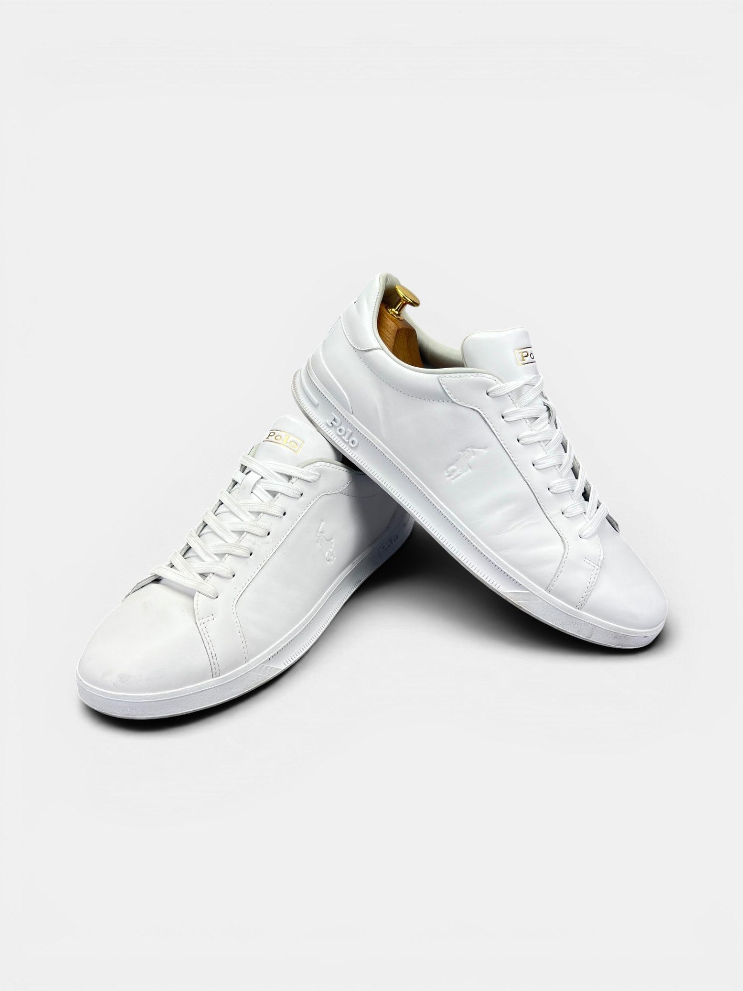 Polo Ralph Lauren Heritage Court II — buty sportowe męskie w bardzo dobrym stanie rozmiar 46, boczny profil