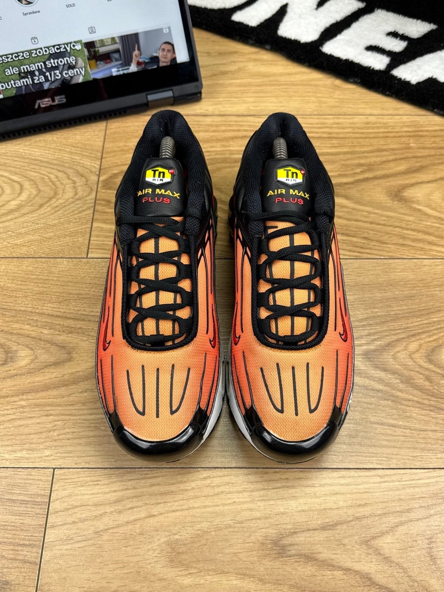 Nike Air Max Plus 3 Tiger — buty sportowe męskie w bardzo dobrym stanie rozmiar 42, widok z tyłu