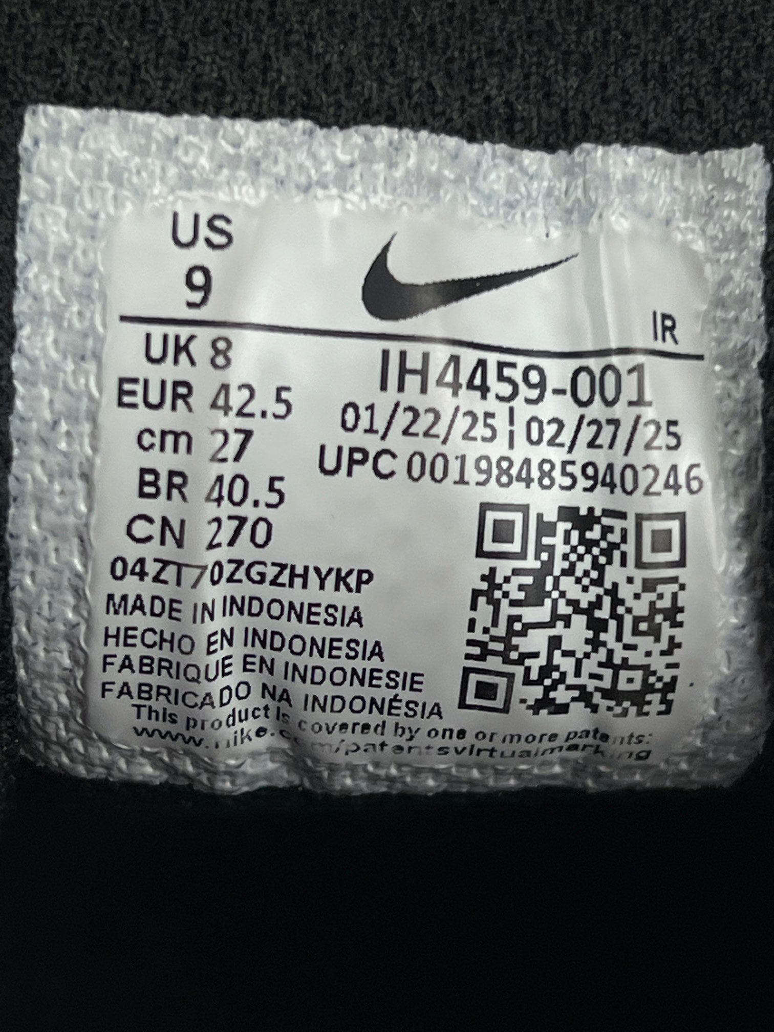 Nike Air Max Plus Tuned Air Black Red — buty sportowe męskie w bardzo dobrym stanie rozmiar 42.5, opcjonalne zdjęcie 1