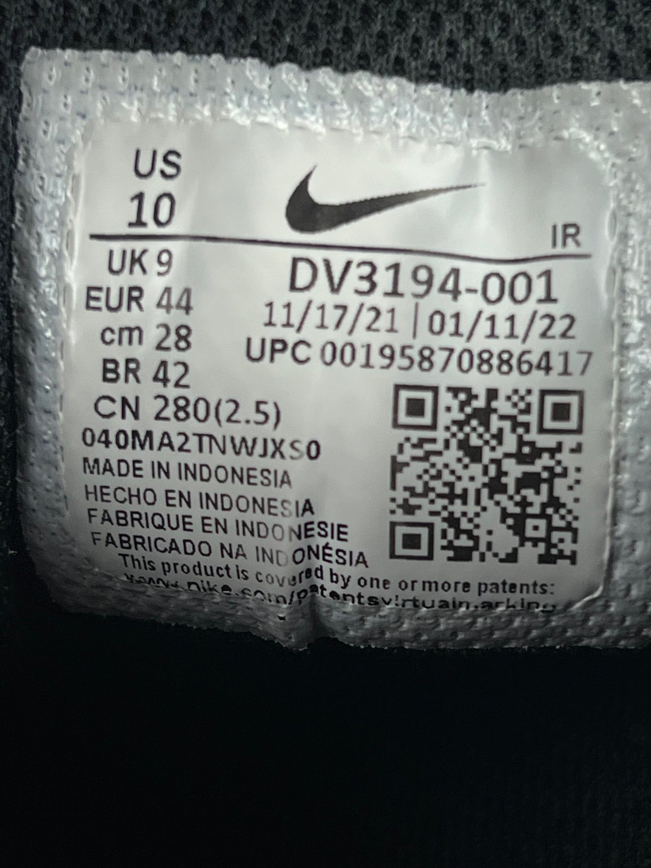 Nike Air Max Plus (TN) France — buty sportowe męskie w bardzo dobrym stanie rozmiar 44, opcjonalne zdjęcie 1