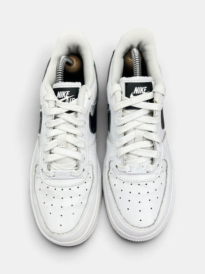 Nike Air Force 1 ’07 “White/Black” White Black — buty sportowe damskie w bardzo dobrym stanie rozmiar 37.5, widok z góry