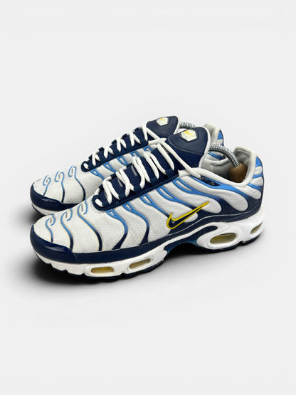 Nike Air Max Plus (TN) White Navy Gold — buty sportowe męskie w bardzo dobrym stanie rozmiar 43, widok z boku