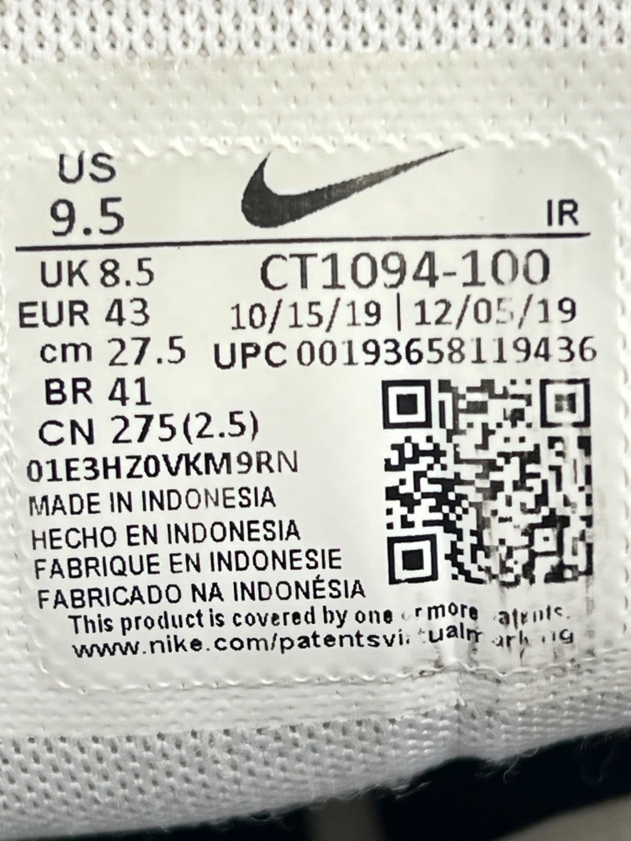 Nike Air Max Plus (TN) White Navy Gold — buty sportowe męskie w bardzo dobrym stanie rozmiar 43, opcjonalne zdjęcie 1