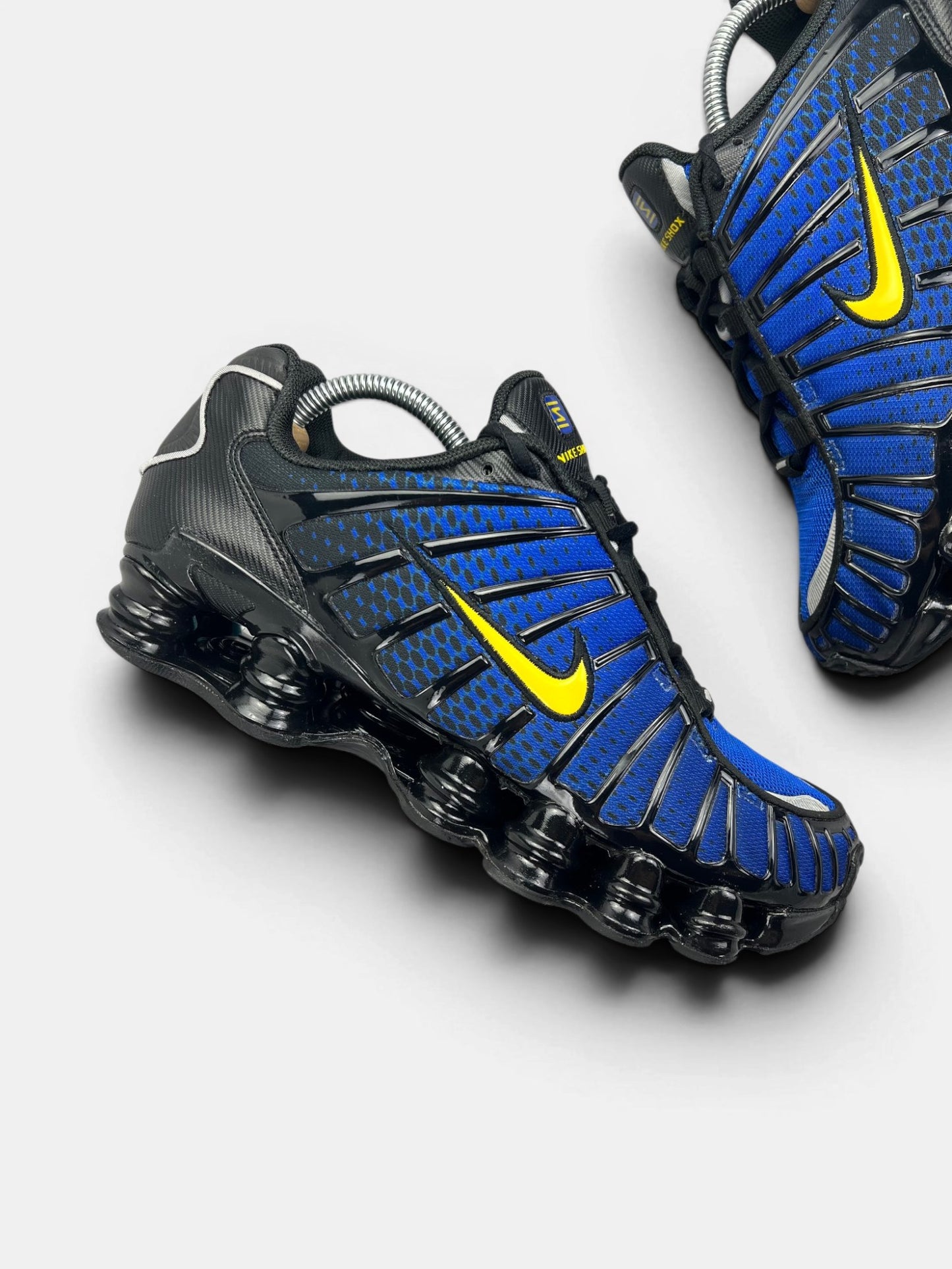 Nike Shox TL Lyon Blue — buty sportowe męskie w bardzo dobrym stanie rozmiar 42, zewnętrzny panel prawego buta