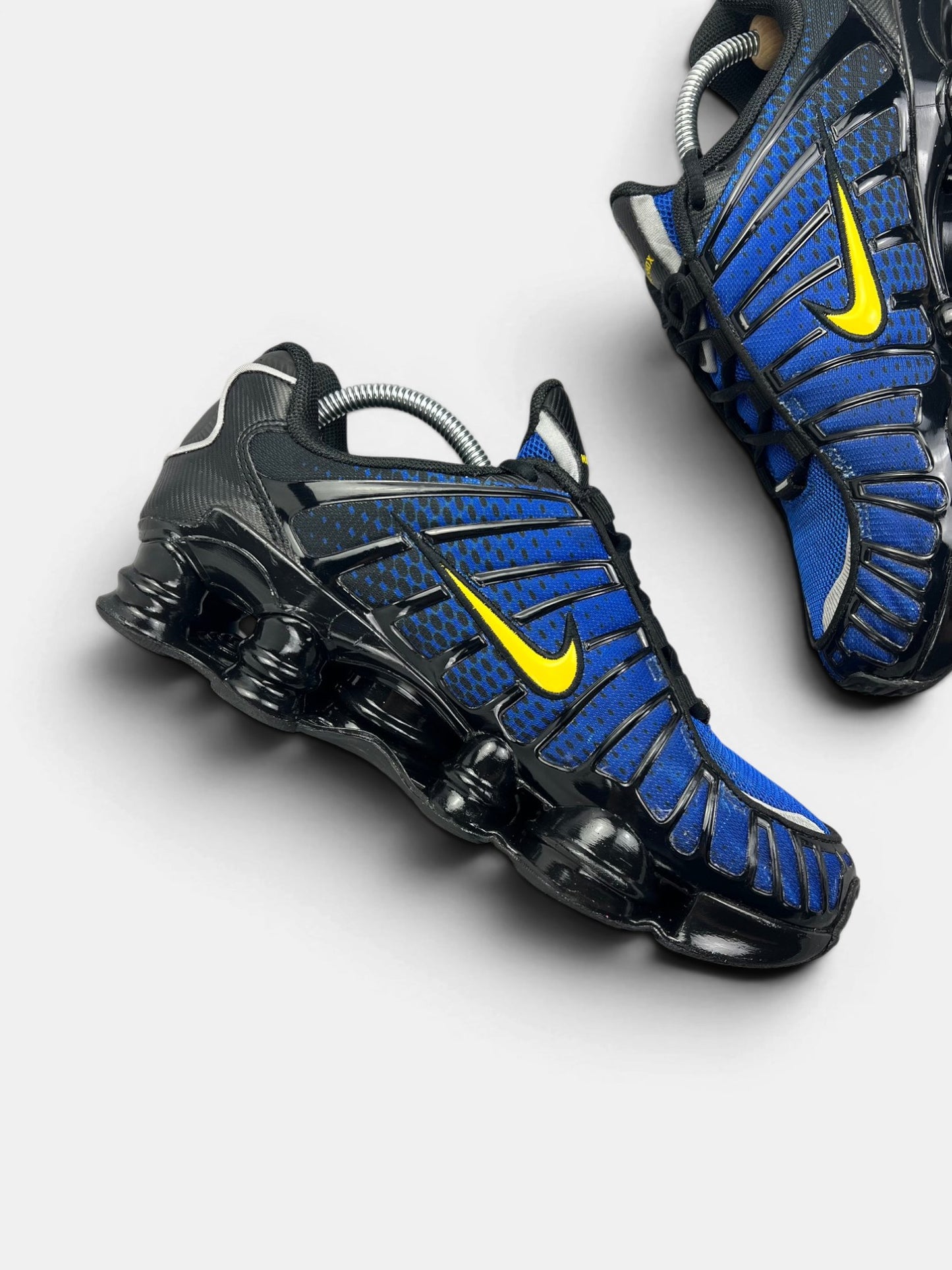 Nike Shox TL Lyon Blue — buty sportowe męskie w bardzo dobrym stanie rozmiar 42, wewnętrzny panel lewego buta