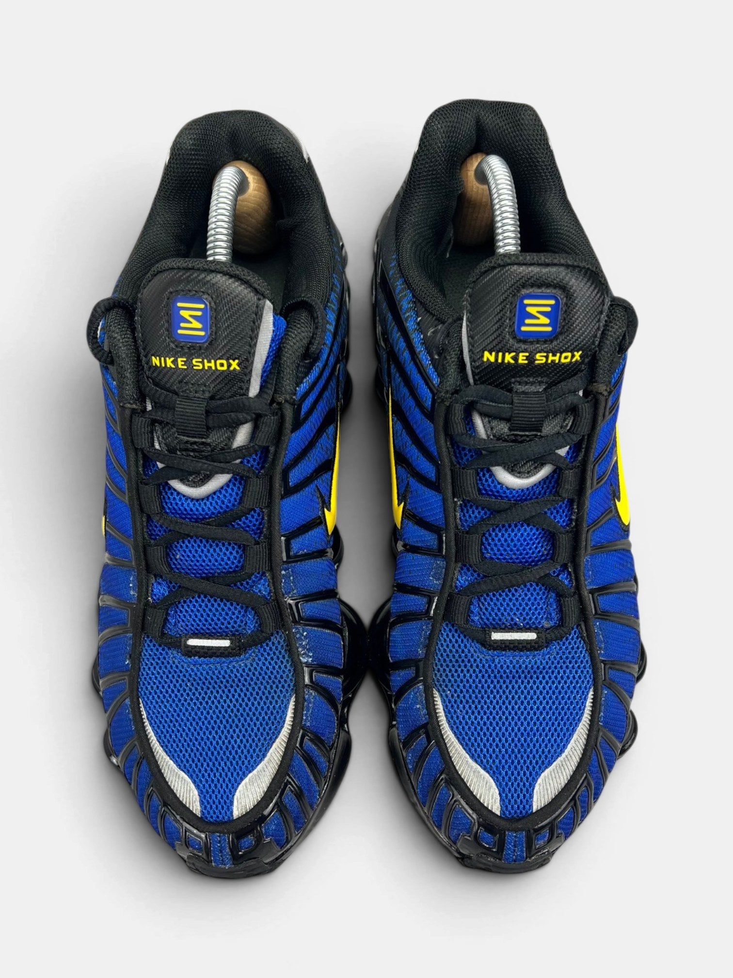 Nike Shox TL Lyon Blue — buty sportowe męskie w bardzo dobrym stanie rozmiar 42, widok z góry