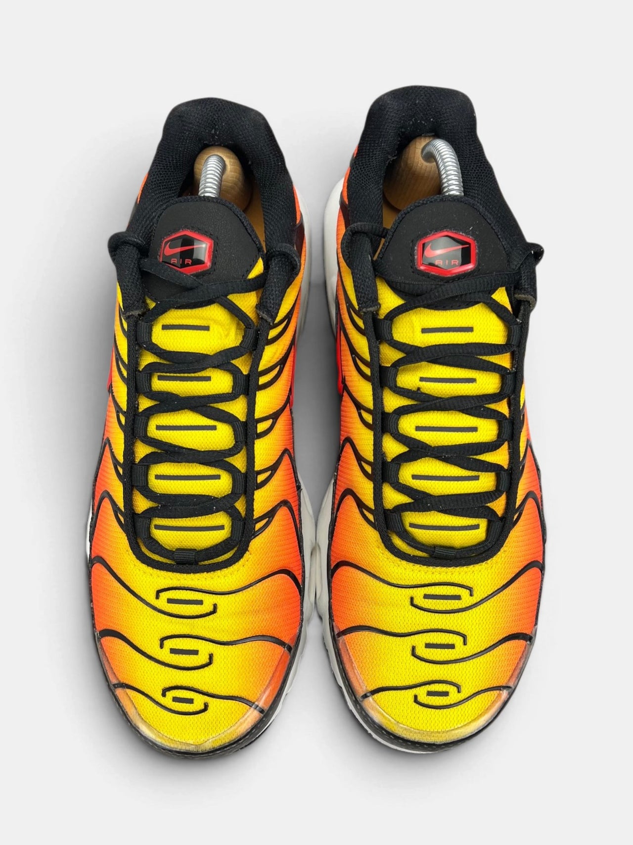 Nike Air Max Plus Sunset — buty sportowe męskie w bardzo dobrym stanie rozmiar 44, widok z góry