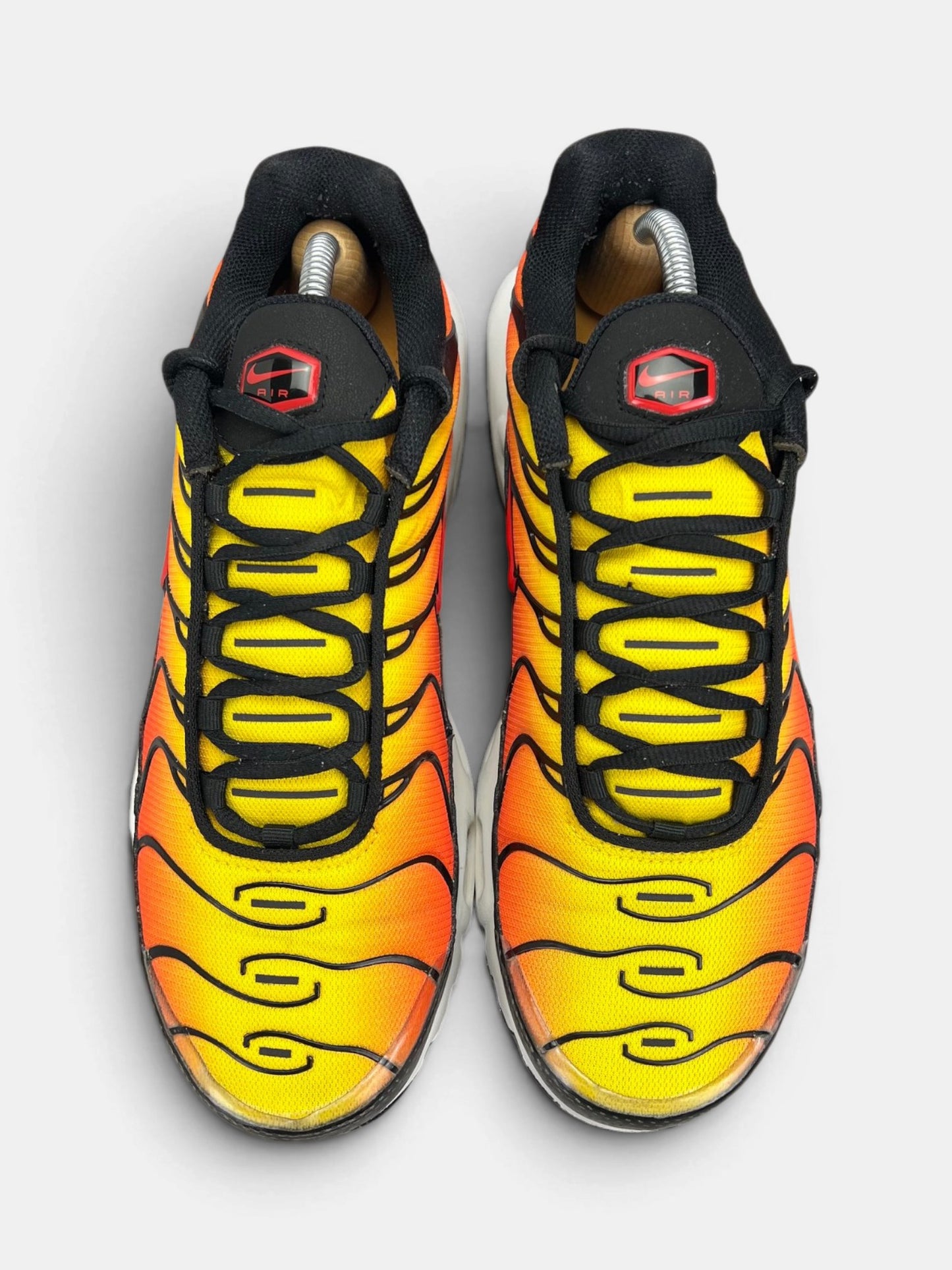 Nike Air Max Plus Sunset — buty sportowe męskie w bardzo dobrym stanie rozmiar 44, widok z góry