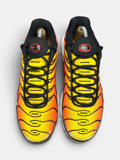 Nike Air Max Plus Sunset — buty sportowe męskie w bardzo dobrym stanie rozmiar 44, widok z góry