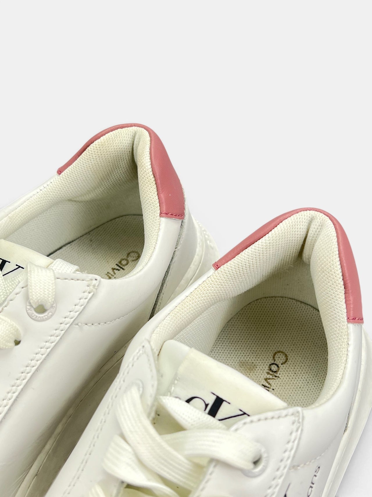 Calvin Klein Jeans Chunky Cupsole Monologo — buty sportowe damskie w bardzo dobrym stanie rozmiar 38, widok z tyłu