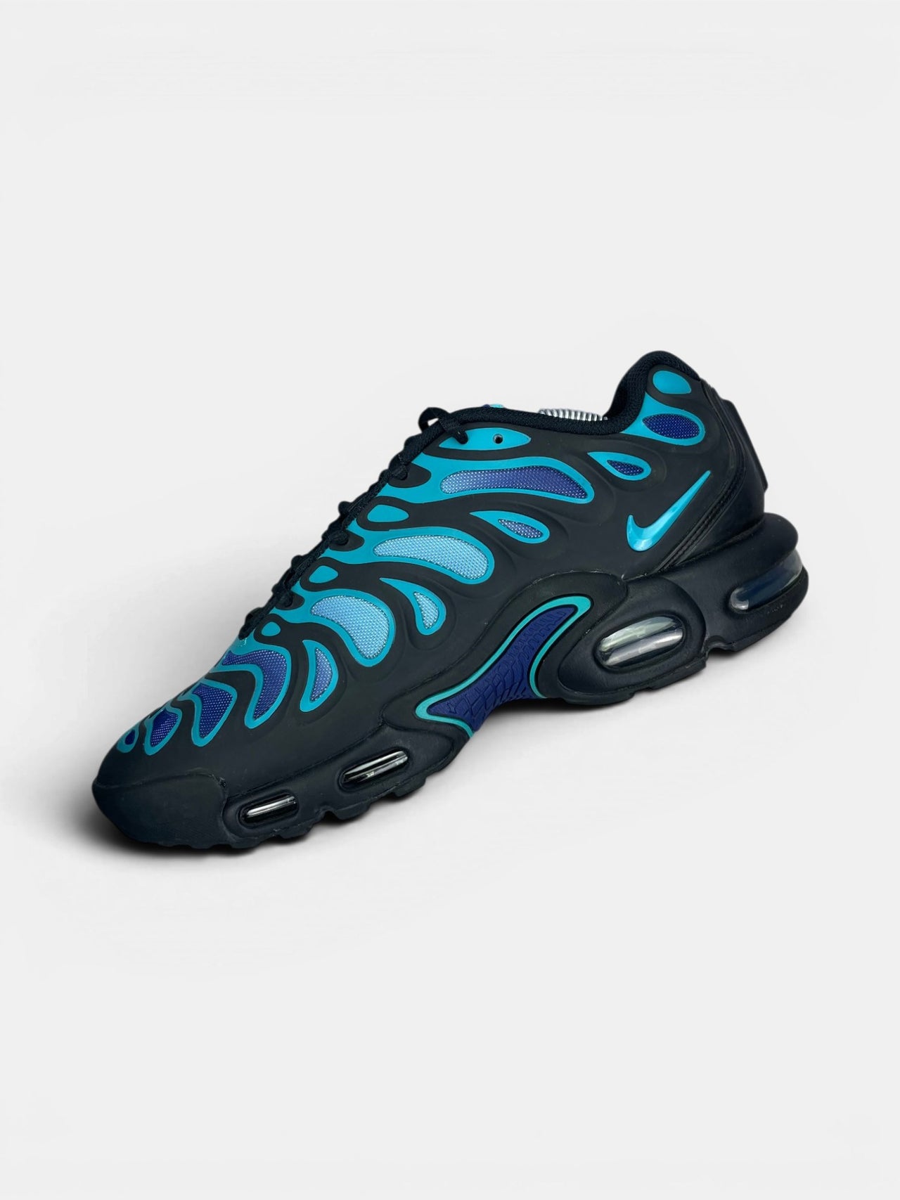 Nike Air Max Plus Drift Dusty Cactus — buty sportowe męskie w bardzo dobrym stanie rozmiar 44, widok z góry na wewnętrzną stronę butów